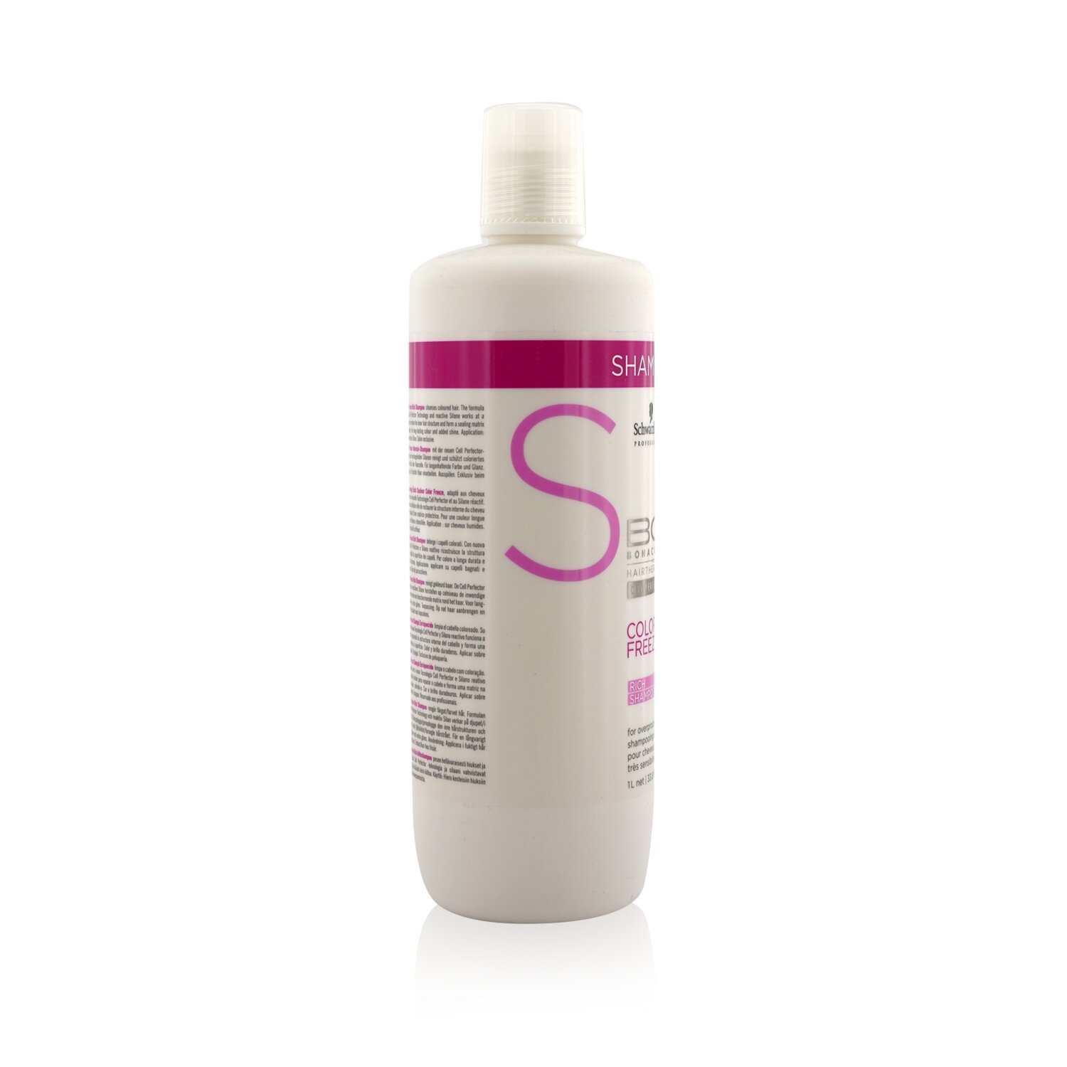 Schwarzkopf BC Color Freeze Rich Shampoo (For Overprocessed Coloured Hair) 1000ml/33.8oz