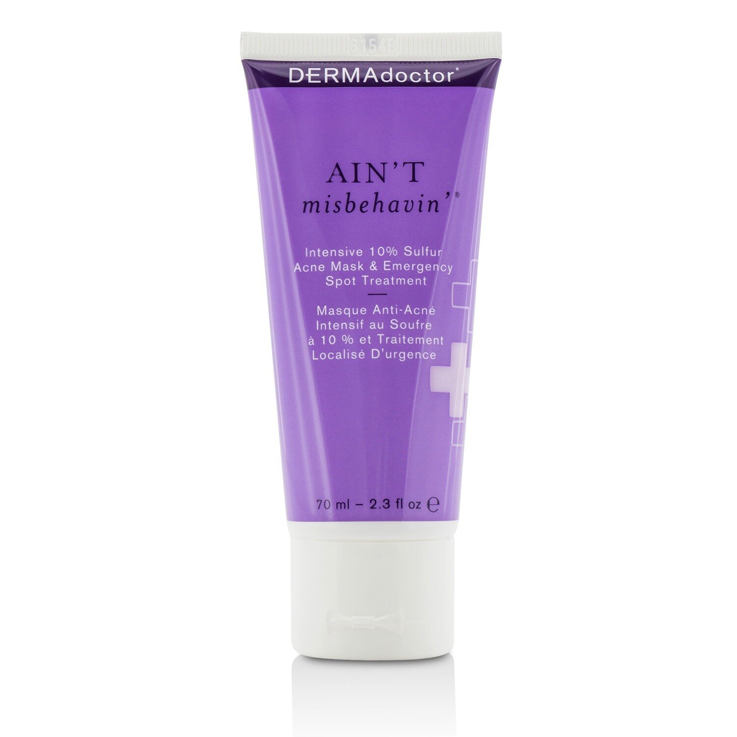 DERMAdoctor มาสก์ต่อต้านสิว Ain't Misbehavin' Intensive Skin Clarifying Sulfur Acne Mask 70ml/2.3oz