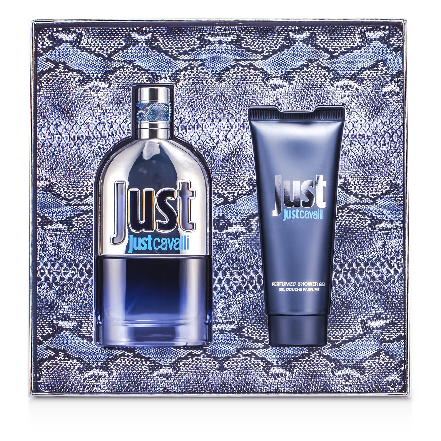 Roberto Cavalli Just Cavalli Him (New Packaging) Coffret: Eau De Toilette Spray 90ml/3oz + Shower Gel 75ml/2.5oz (Blue Box) 2pcs