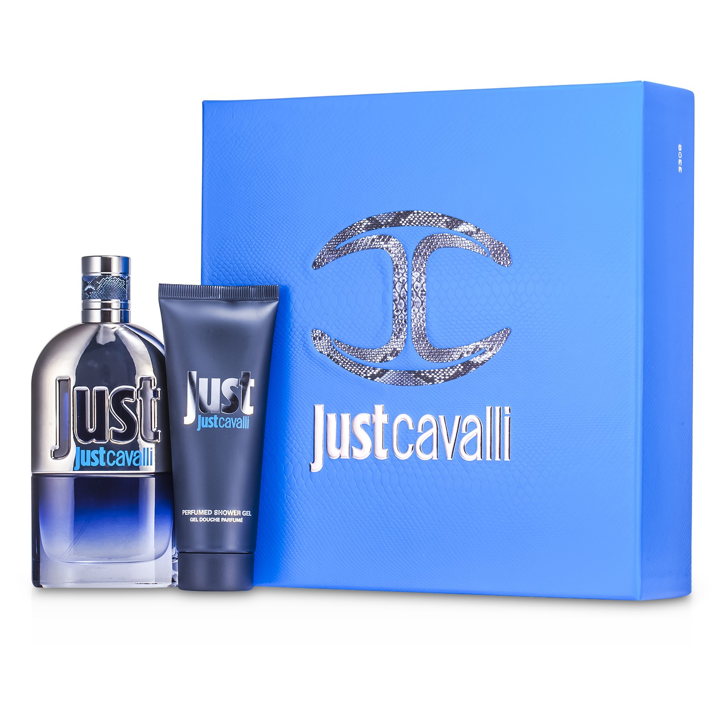 Roberto Cavalli Just Cavalli Him (New Packaging) Coffret: Eau De Toilette Spray 90ml/3oz + Shower Gel 75ml/2.5oz (Blue Box) 2pcs