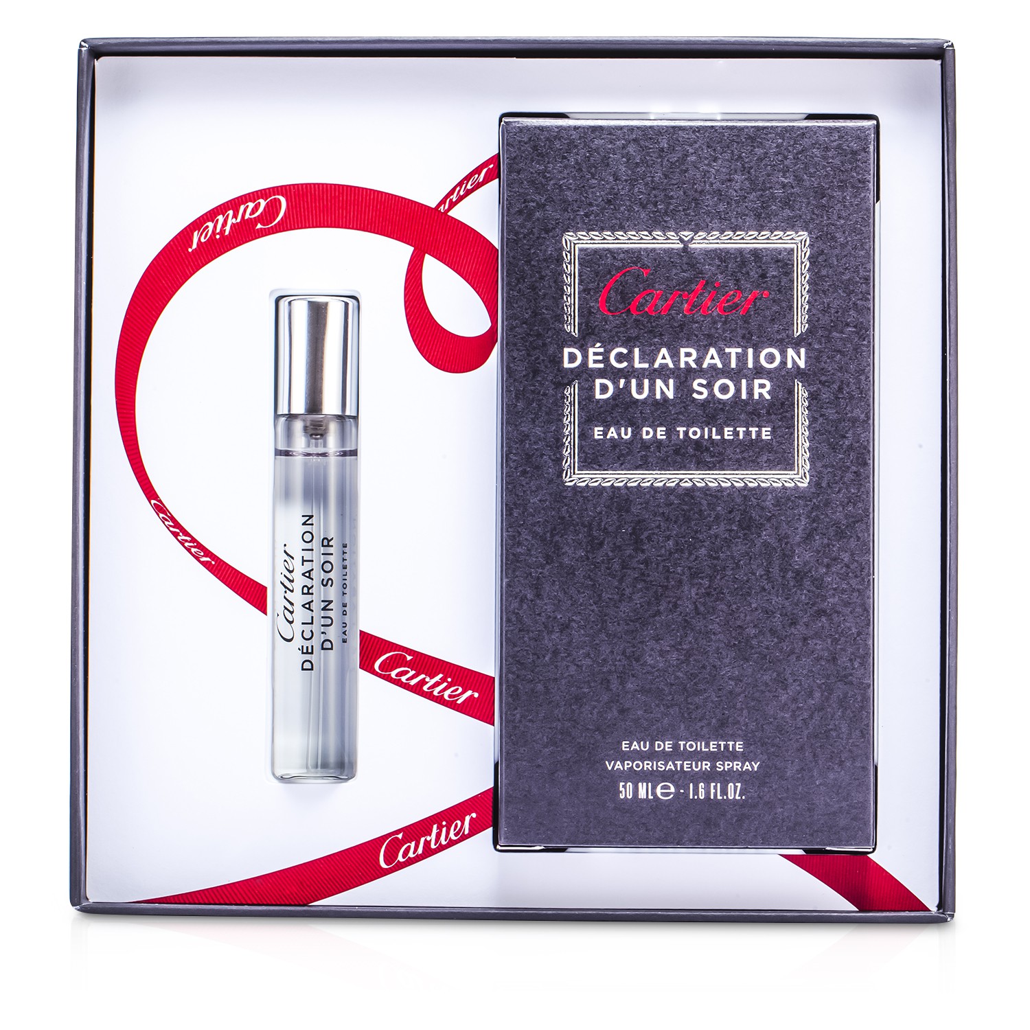 Cartier Declaration d'un Soir Coffret: Eau De Toilette Spray 50ml/1.6oz + Eau De Toilette Spray 9ml/0.3oz 2pcs