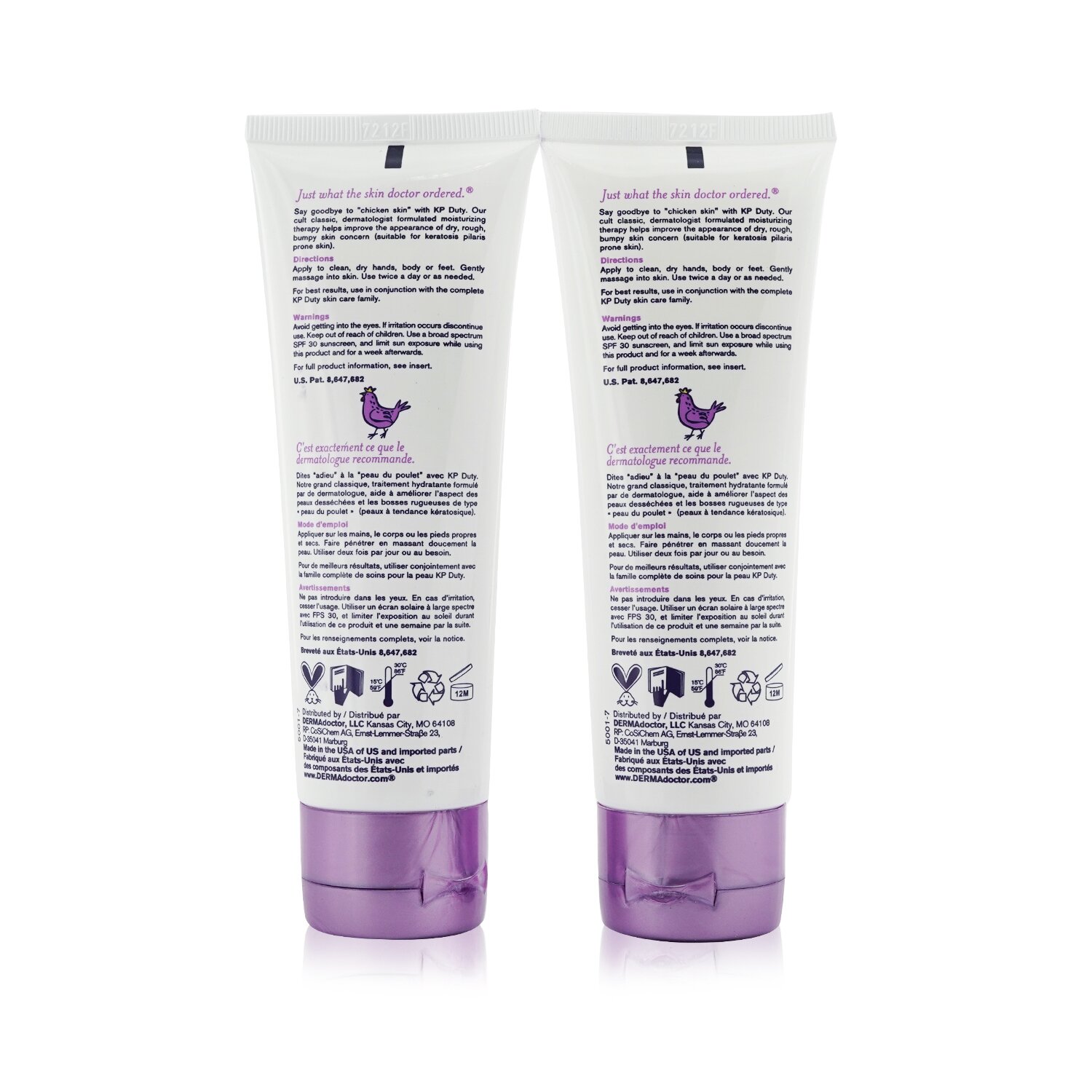 DERMAdoctor KP 'Double' Duty Duo Pack - Dermatologist Moisturizing Therapy (For Dry Skin) 2x120ml/4oz