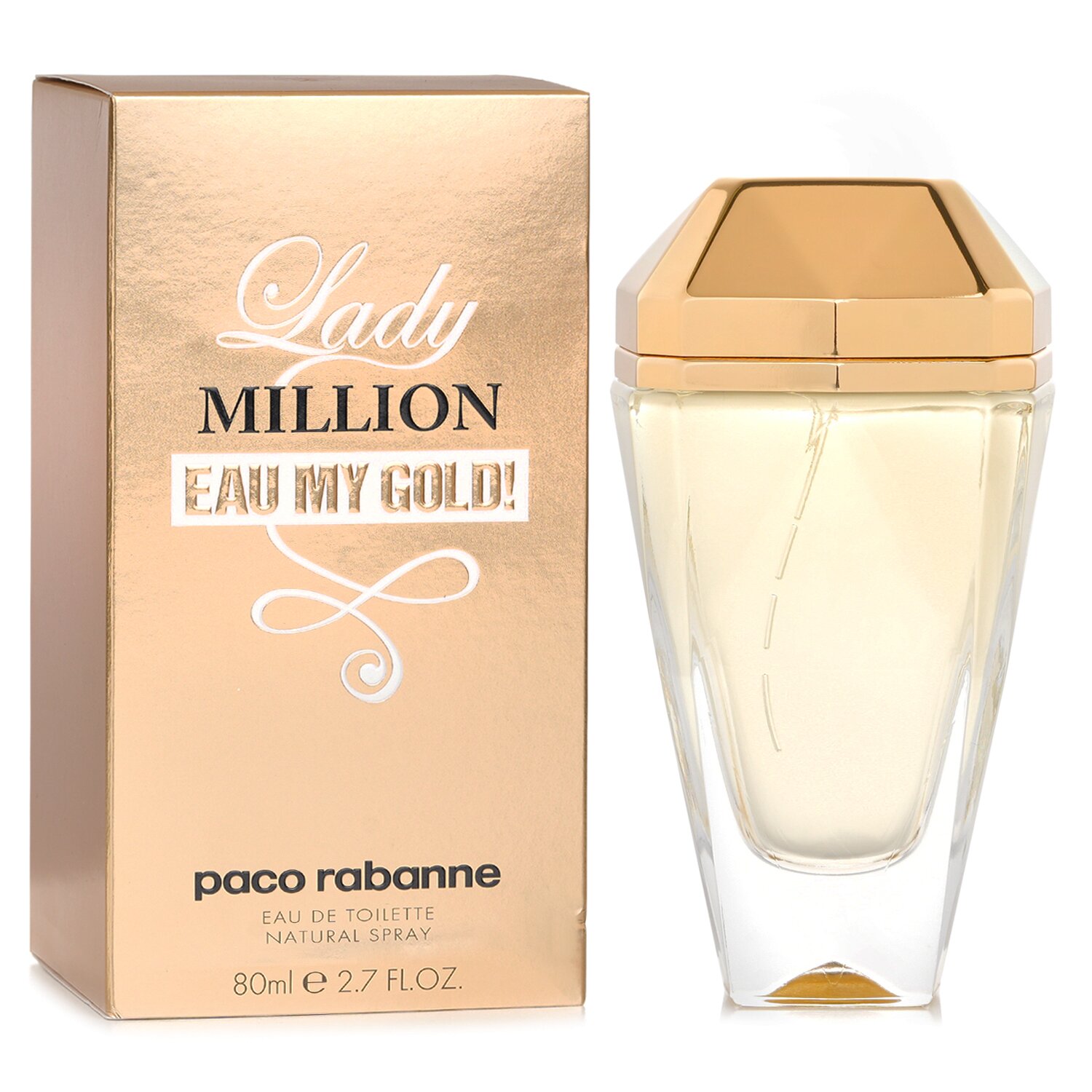 Paco Rabanne Lady Million Eau My Gold! Eau De Toilette Spray 80ml/2.7oz