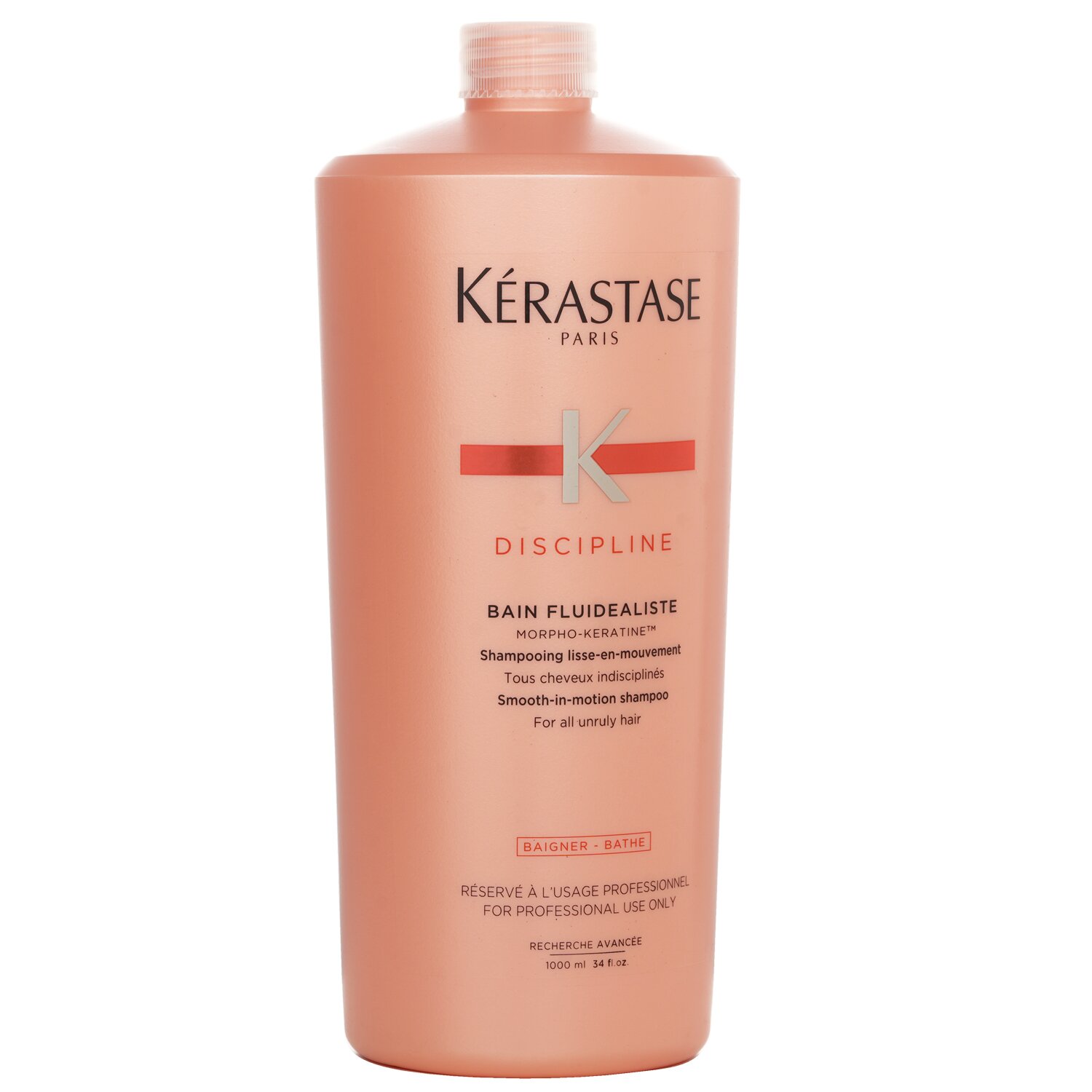 Kerastase Discipline Bain Fluidealiste Smooth-In-Motion Champú (Para Todo Cabello Rebelde) 1000ml/34oz