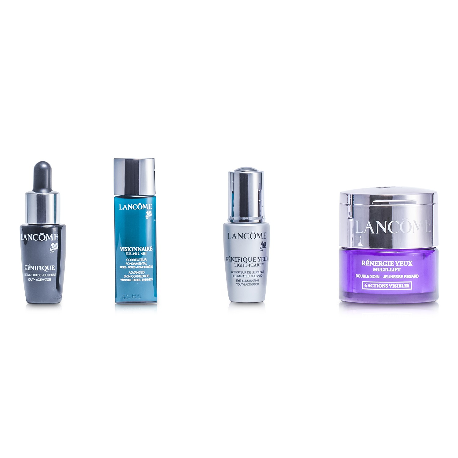 Lancome Sada oční kosmetiky Renergie Yeux Multi-Lift Set: oční krém 15ml + aktivátor mládí Youth Activator 7ml + korekční péče Skin Corrector 7ml + make-up Light- Pearl 5ml 4pcs