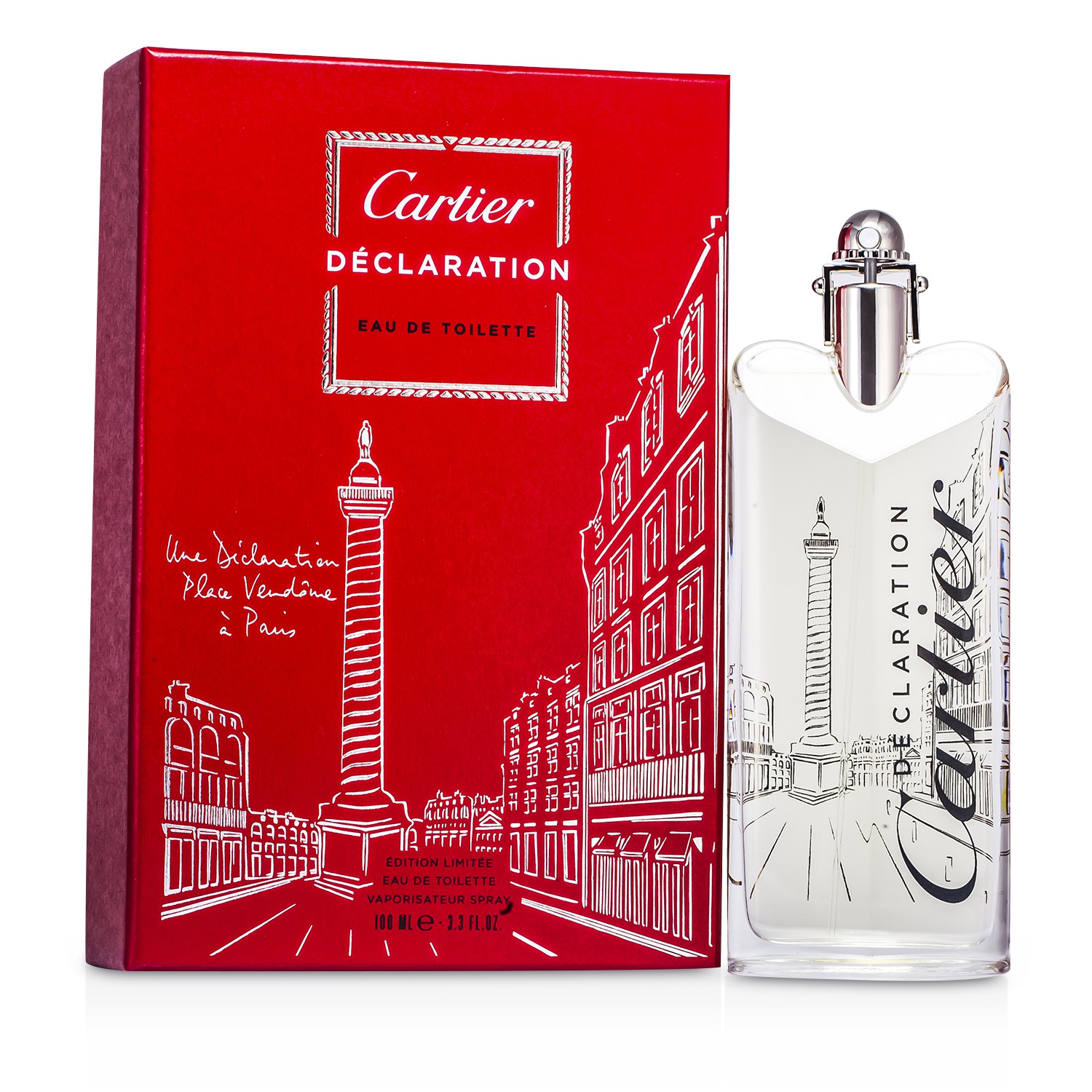 Cartier Declaration Eau De Toilette Spray (Limited Edition) 100ml/3.3oz