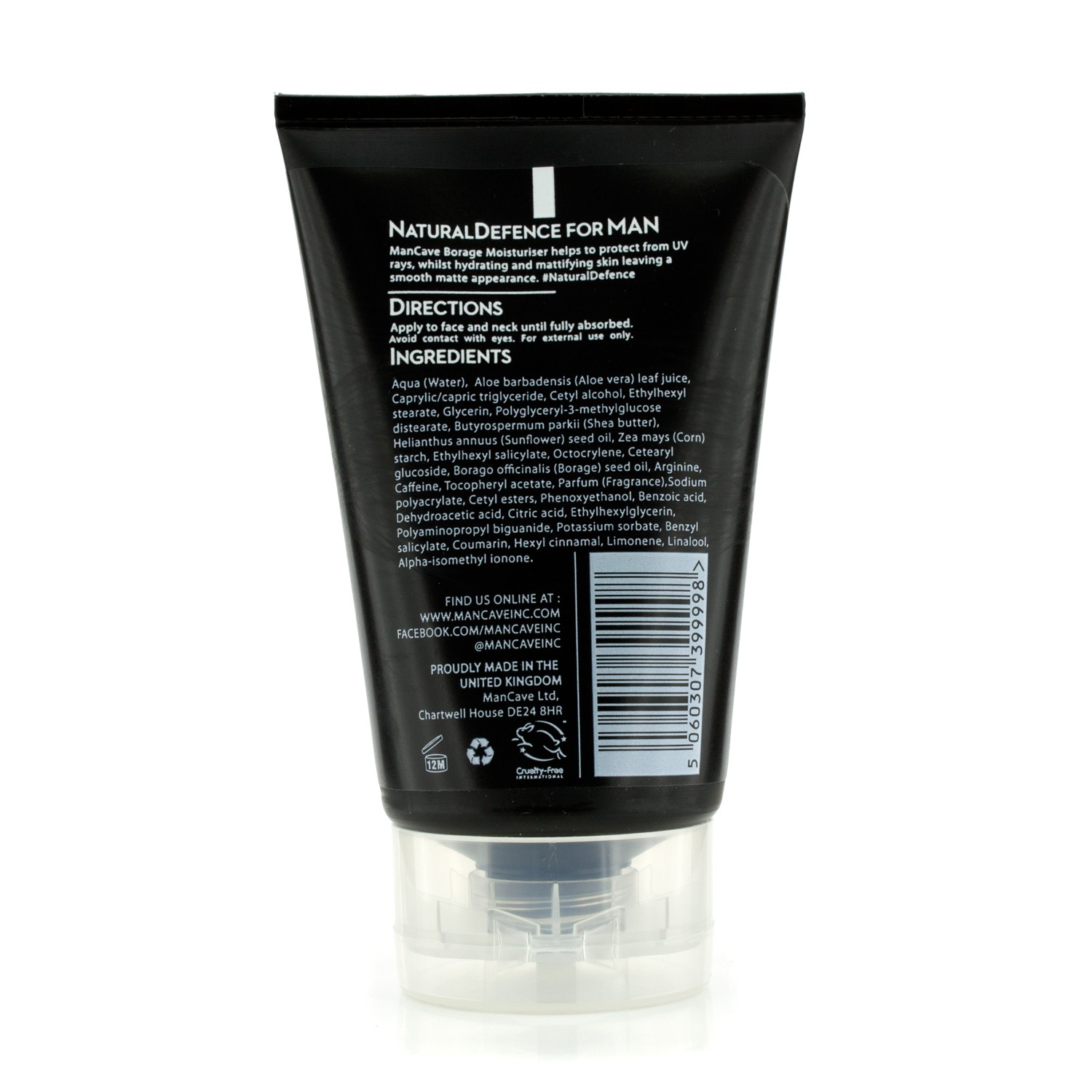 ManCave Moisturizer 100ml/3.38oz