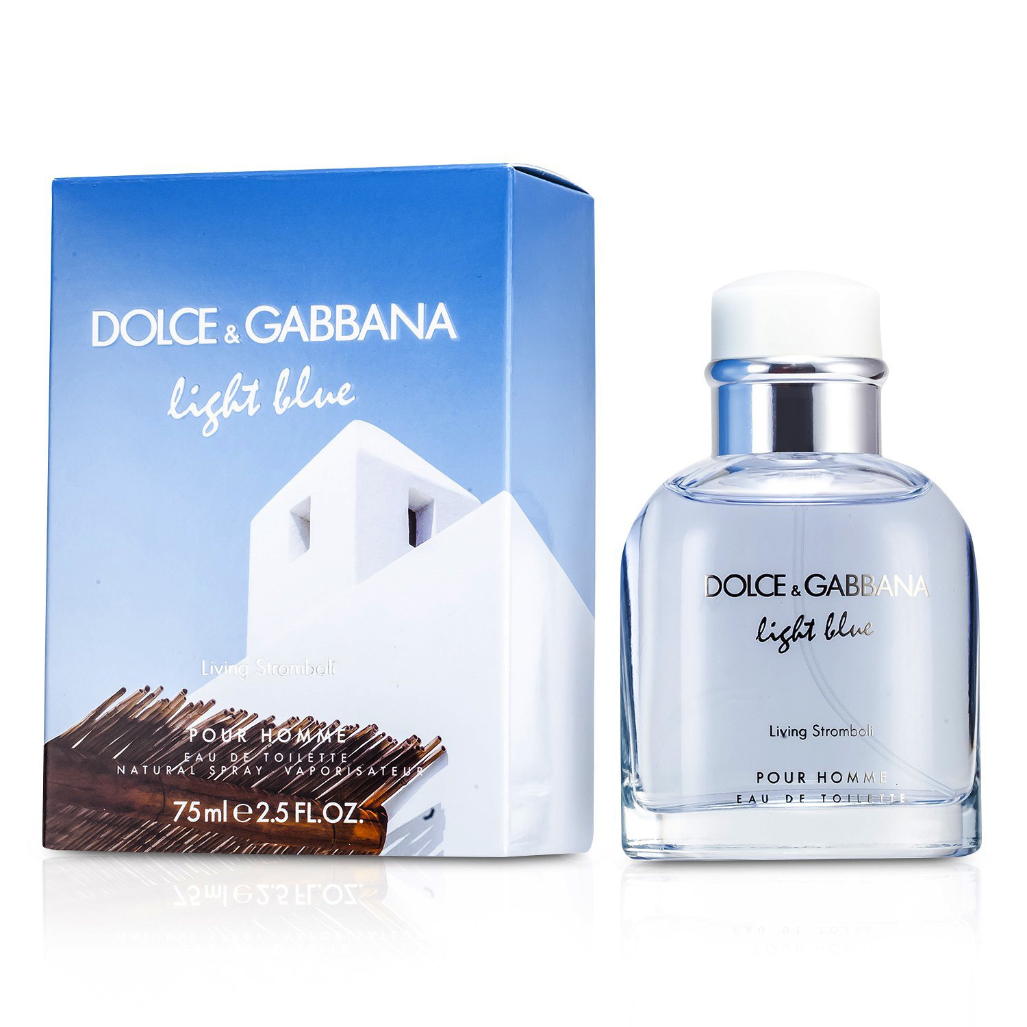 Dolce & Gabbana Light Blue Living In Stromboli Eau De Toilette Spray 75ml/2.5oz