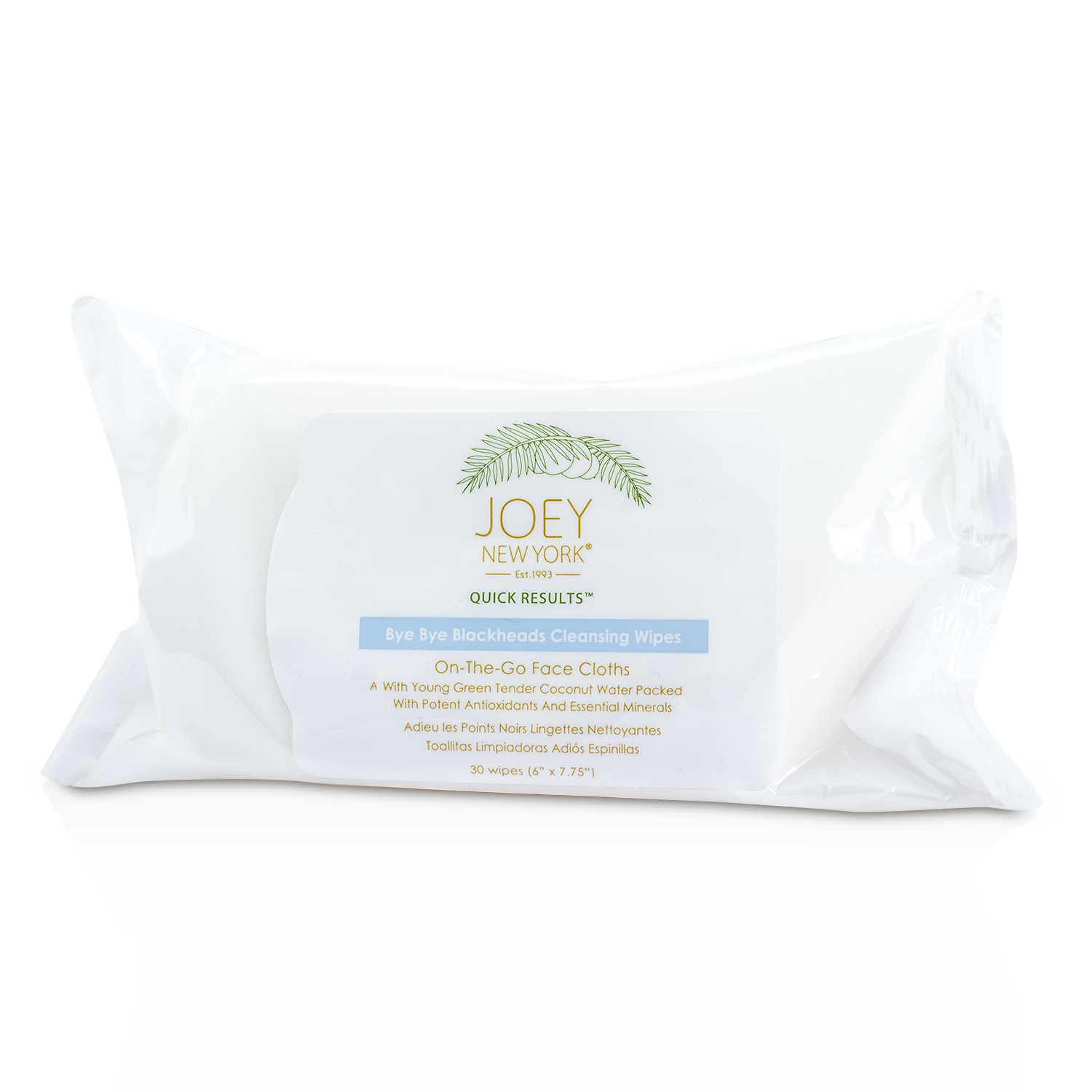 Joey New York Quick Results Очищающие Салфетки против Черных Точек 30wipes