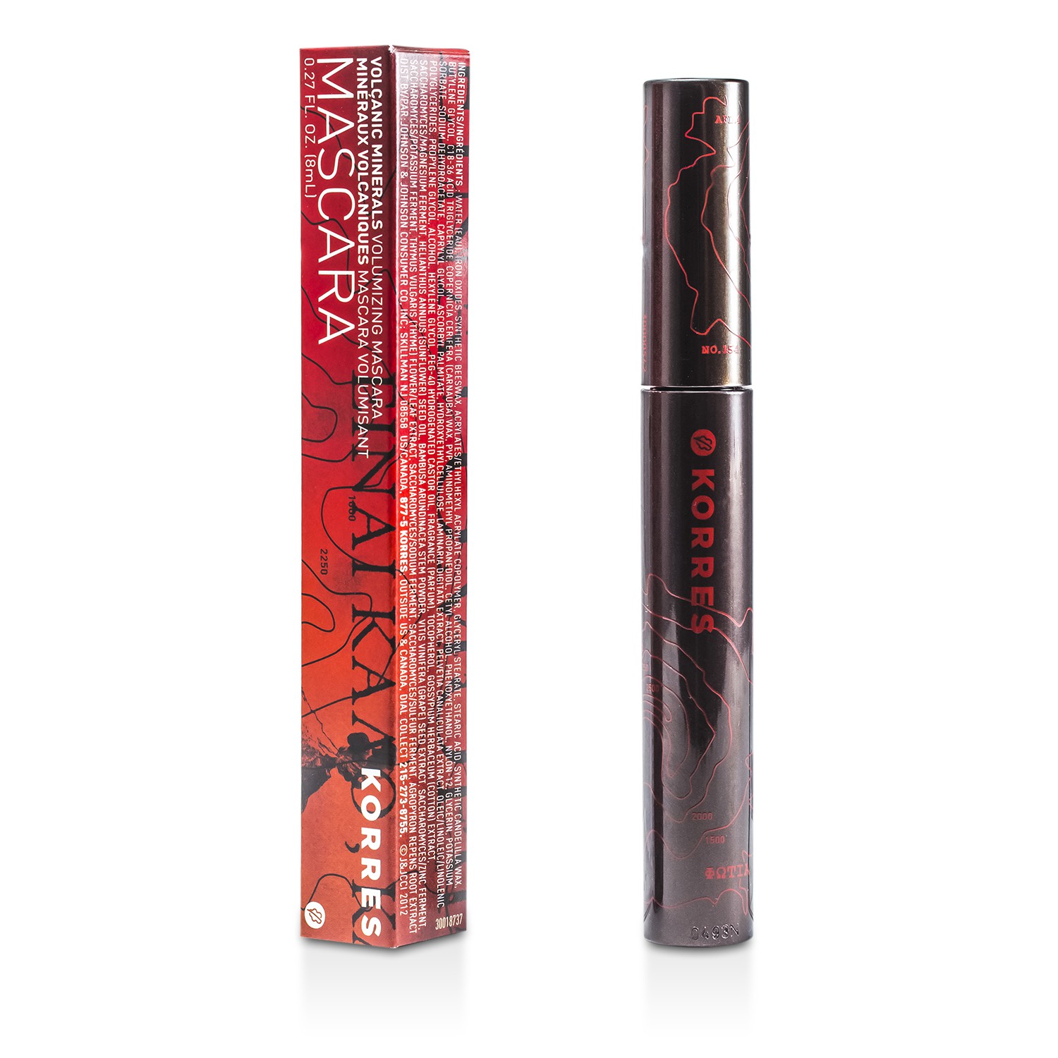 Korres มาสคาร่า Volcanic Minerals Volumizing Mascara 8ml/0.27oz