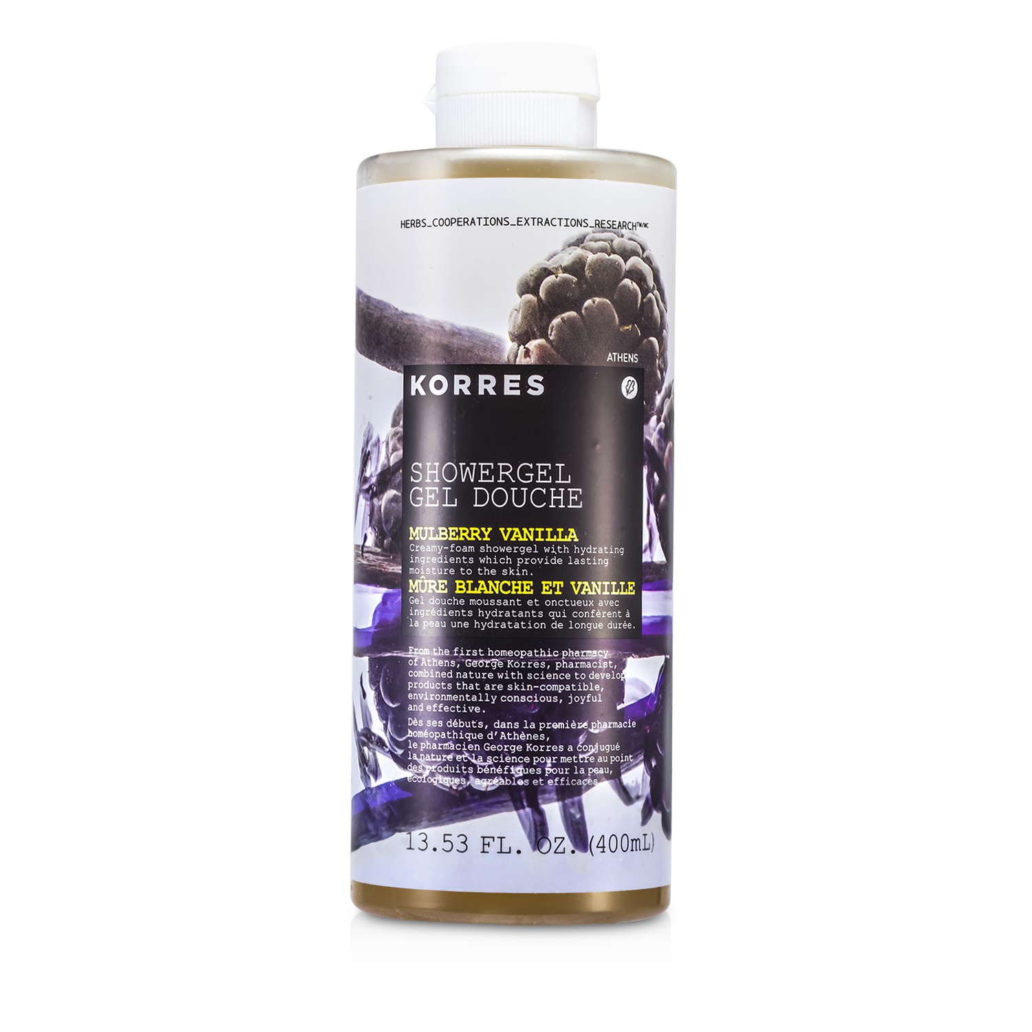 Korres Mulberry Vanilla Shower Gel 400ml/13.53oz