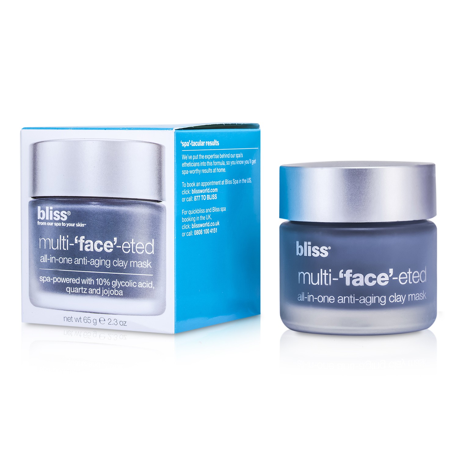 Bliss Multi-Face-Eted All-In-One Anti-Aging Clay Mask 65g/2.3oz