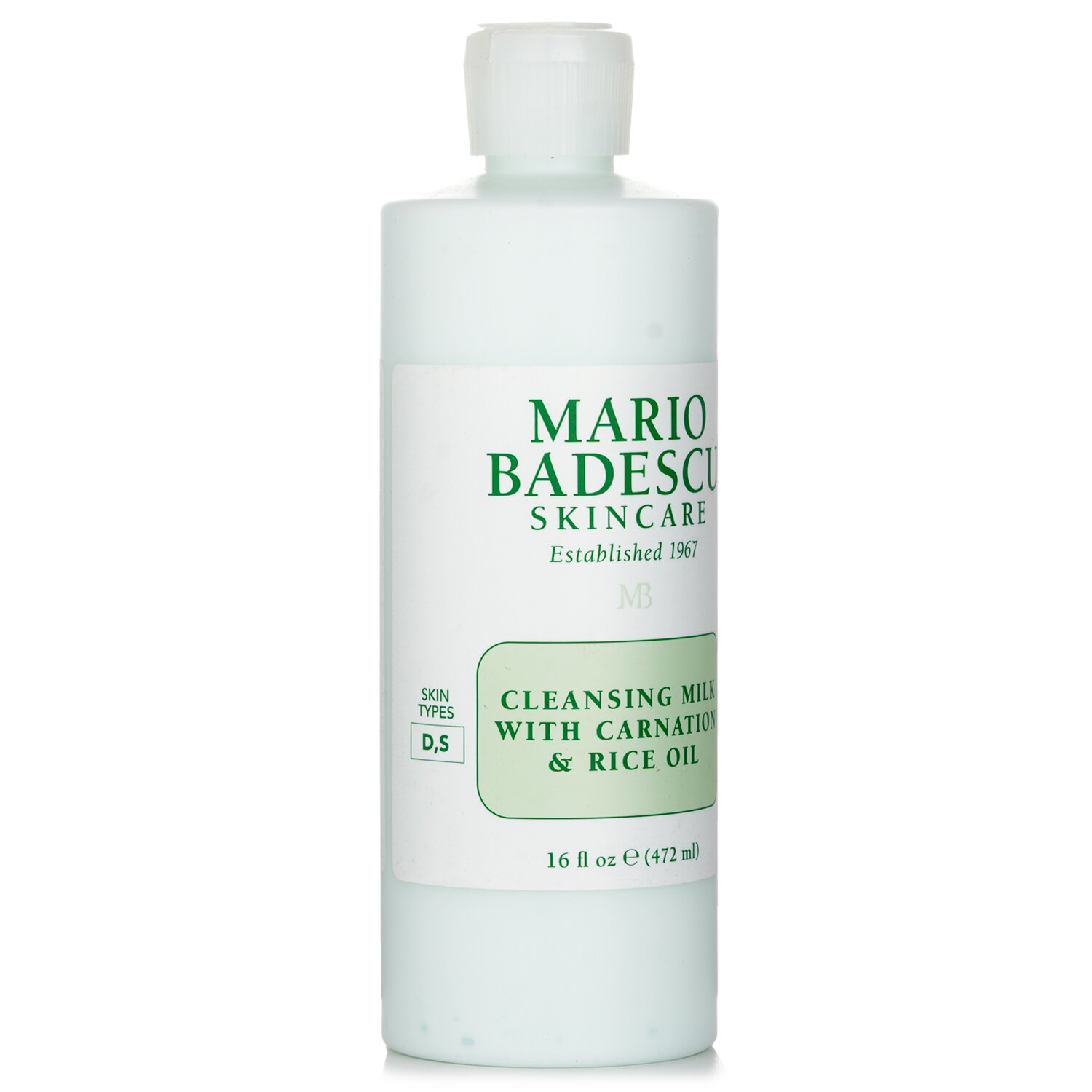 Mario Badescu Leche Limpiadora Con Aceites de Clavel & Arroz - Para Pieles Secas/Sensibles 472ml/16oz