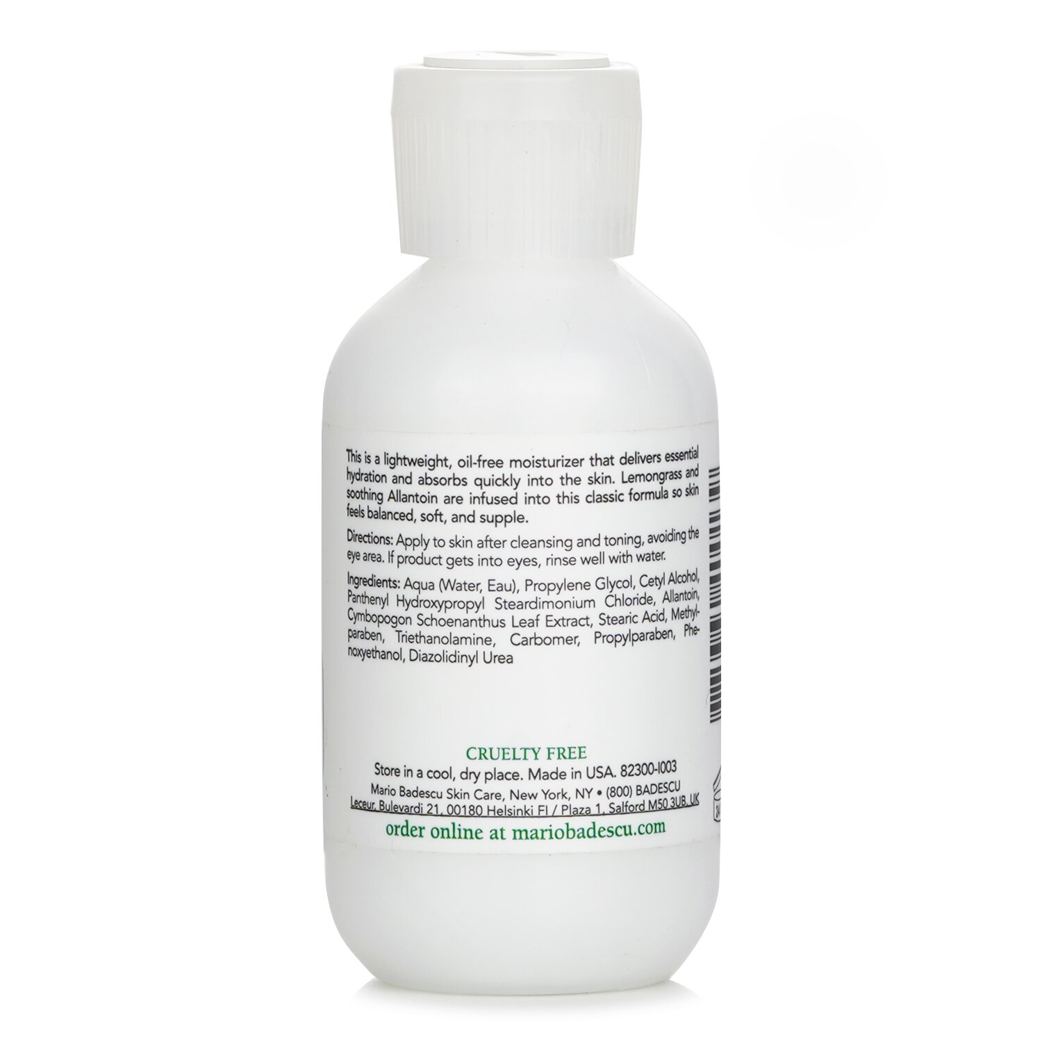 Mario Badescu Oil Free Moisturizer - For Combination/ Oily/ Sensitive Skin Types 59ml/2oz