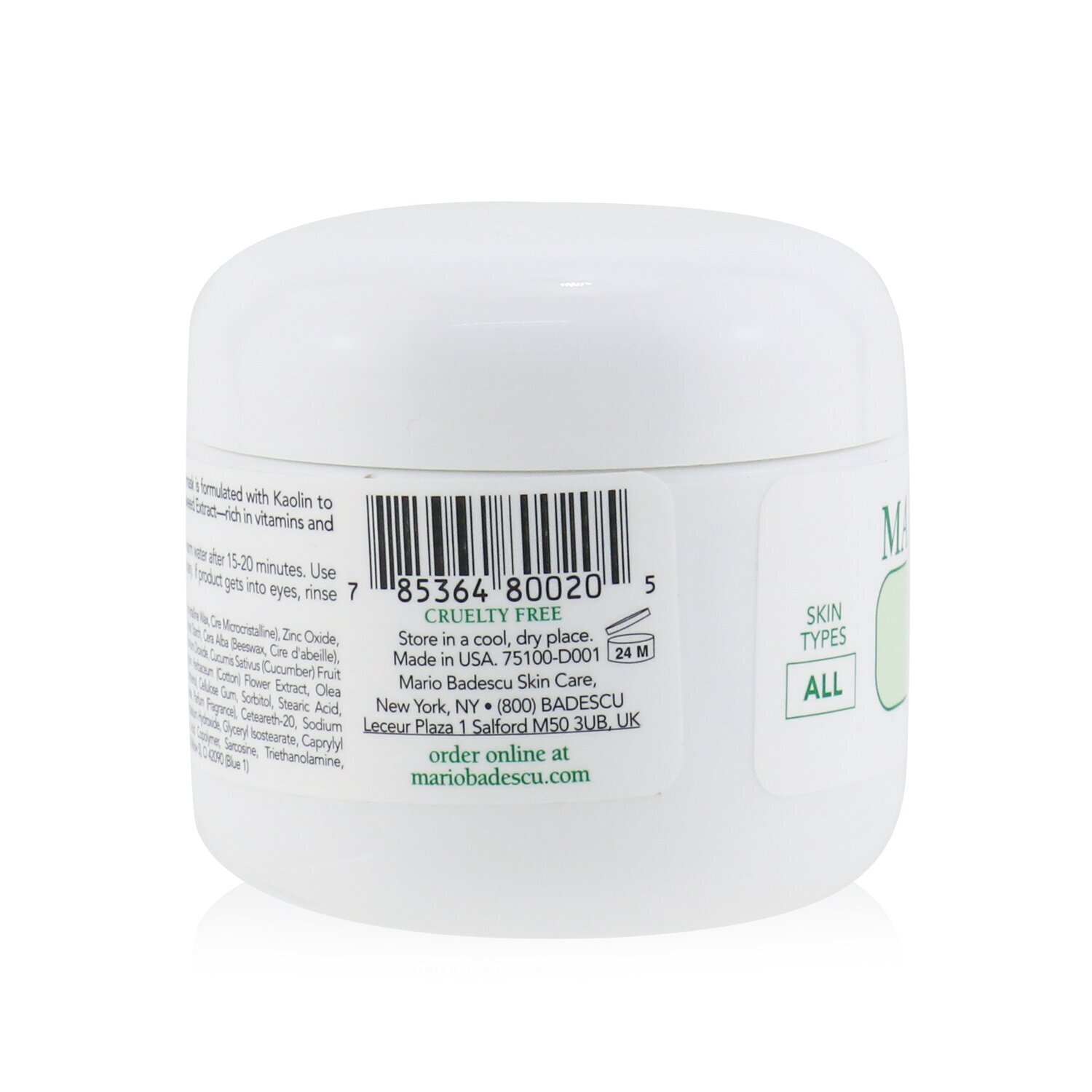 Mario Badescu Calma Mask - For All Skin Types 59ml/2oz