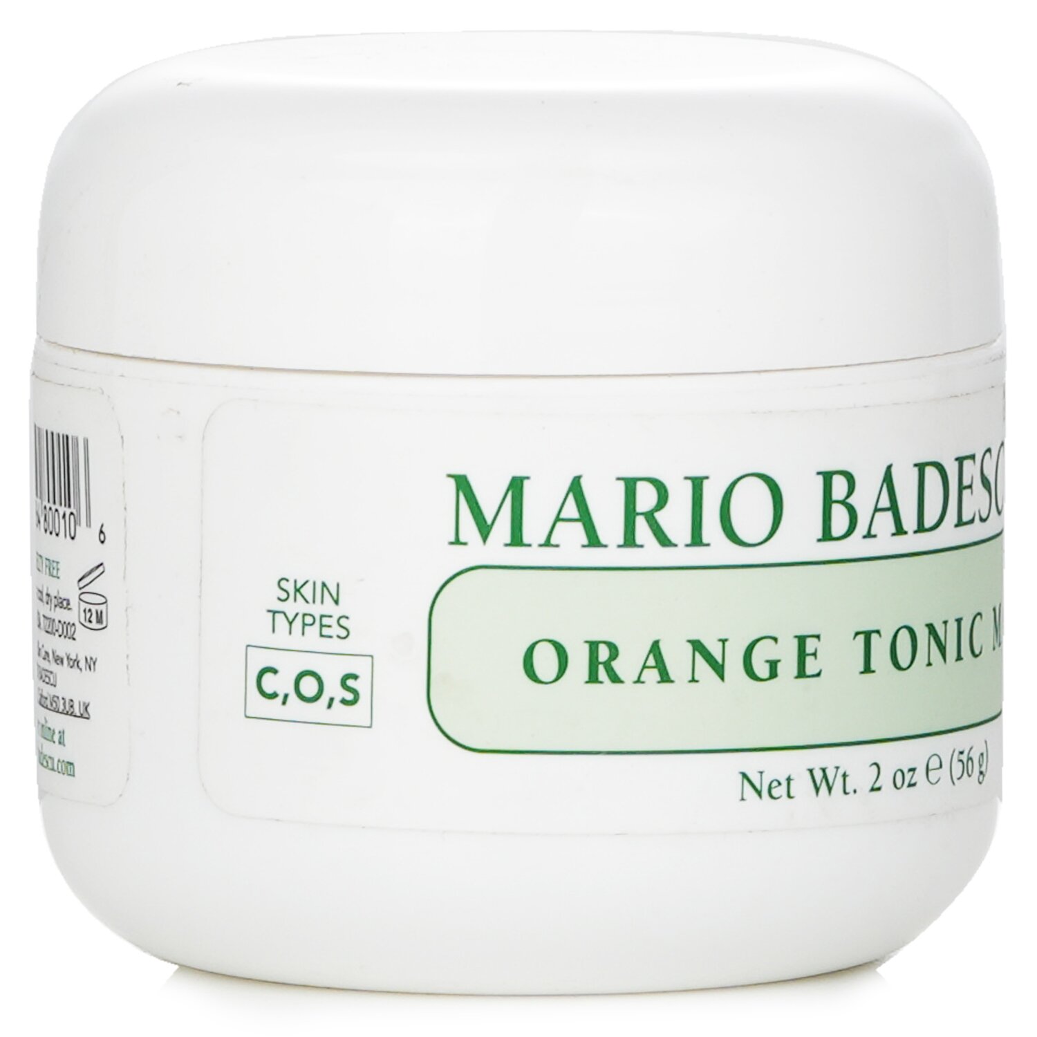 Mario Badescu 橘子亮白清洁面膜Orange Tonic Mask(混合性/油性/敏感性肤质适用) 59ml/2oz