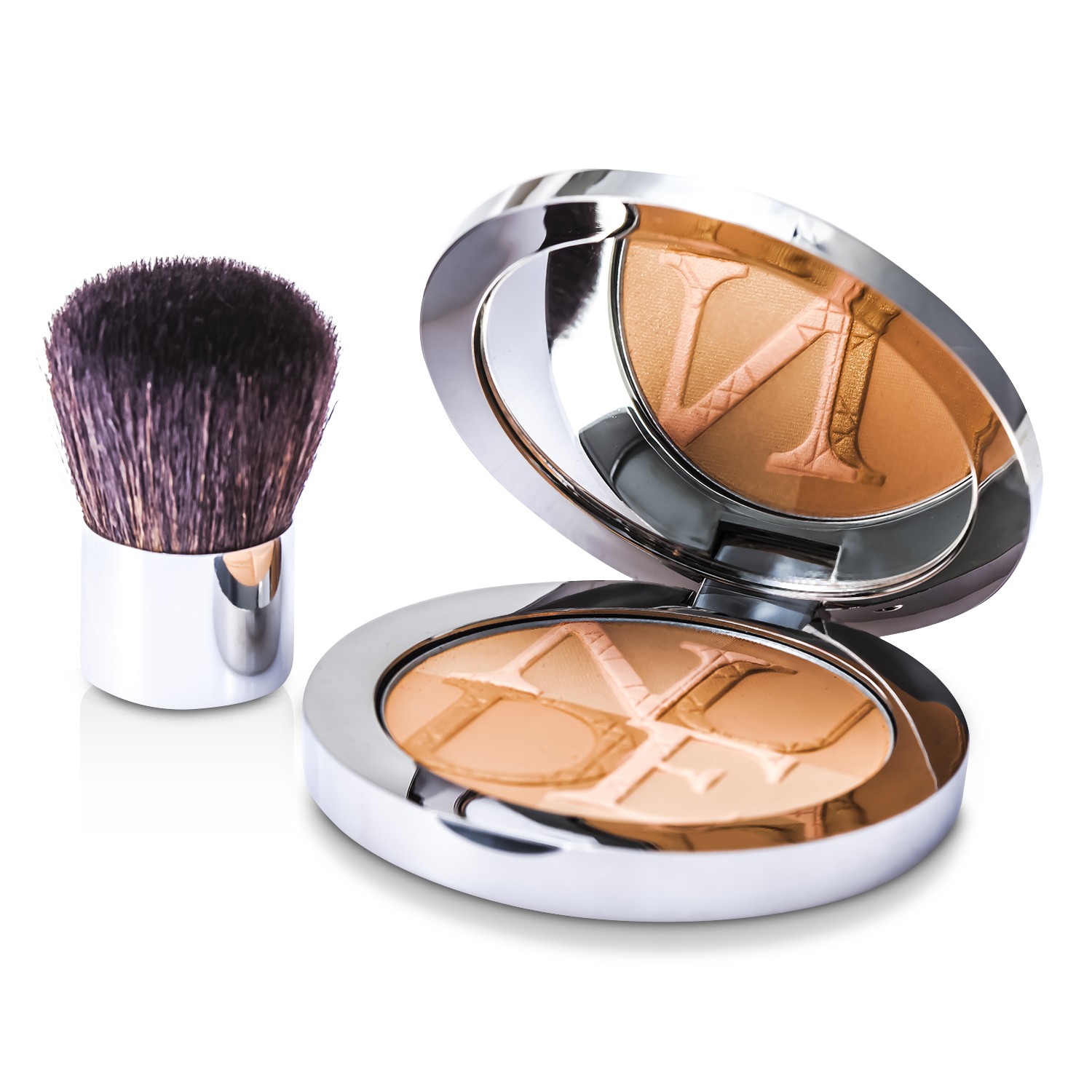 Christian Dior Diorskin Nude Tan Light Healthy Glow Enhancing Powder (With Kabuki Brush) 10g/0.35oz