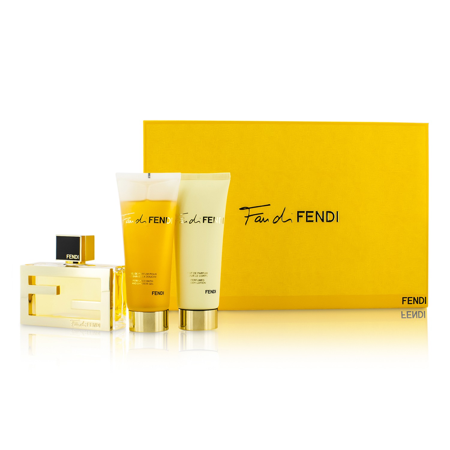 Fendi Fan Di Fendi Coffret: Eau De Parfum Spray 50ml/1.7oz + Body Lotion 75ml/2.5oz + Shower Gel 75ml/2.5oz 3pcs