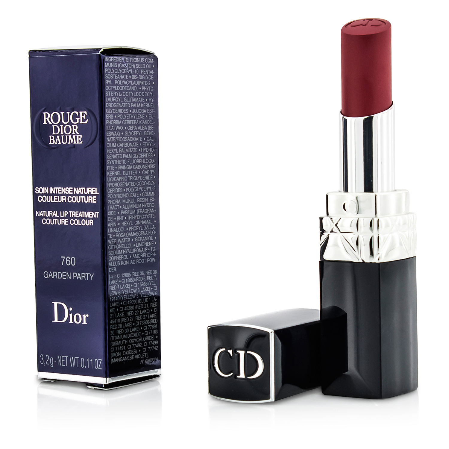 Christian Dior Rouge Dior Baume Natural Lip Treatment Couture Colour 3.2g/0.11oz