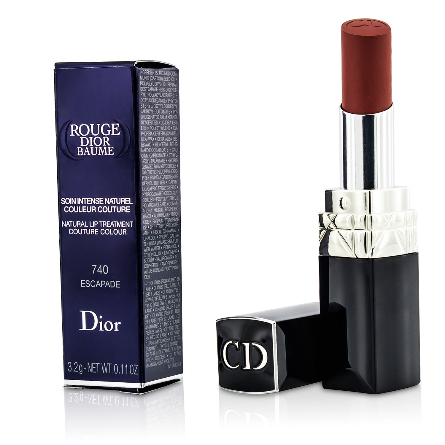 Christian Dior Rouge Dior Baume Φυσική Θεραπεία Χειλιών με Χρώμα 3.2g/0.11oz