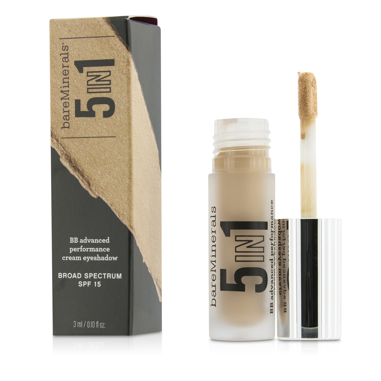 BareMinerals Baza pod kremowy cień do powiek BareMinerals 5 In 1 BB Advanced Performance Cream Eyeshadow Primer SPF 15 3ml/0.1oz