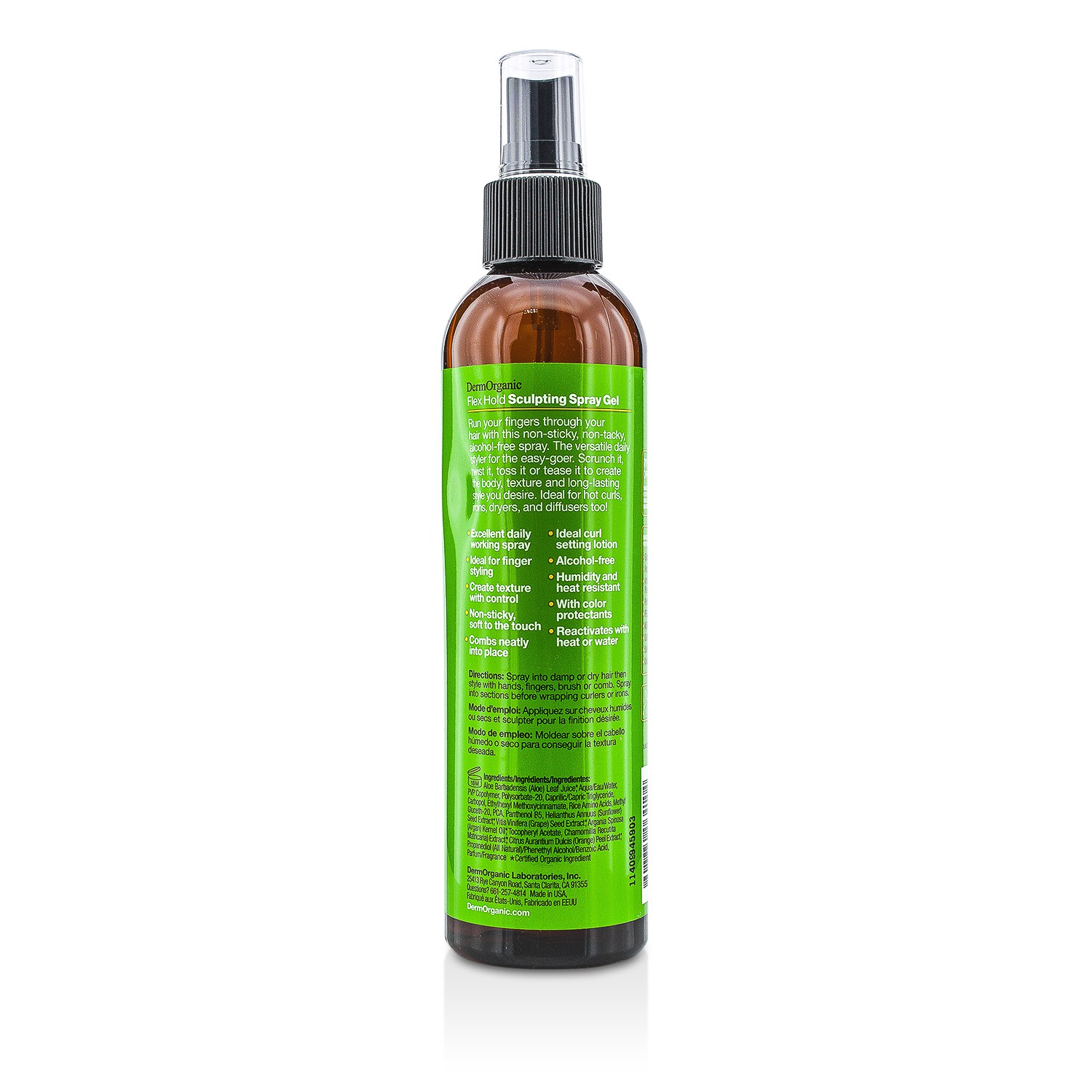 DermOrganic Flex Hold Sculpting Spray 236ml/8oz