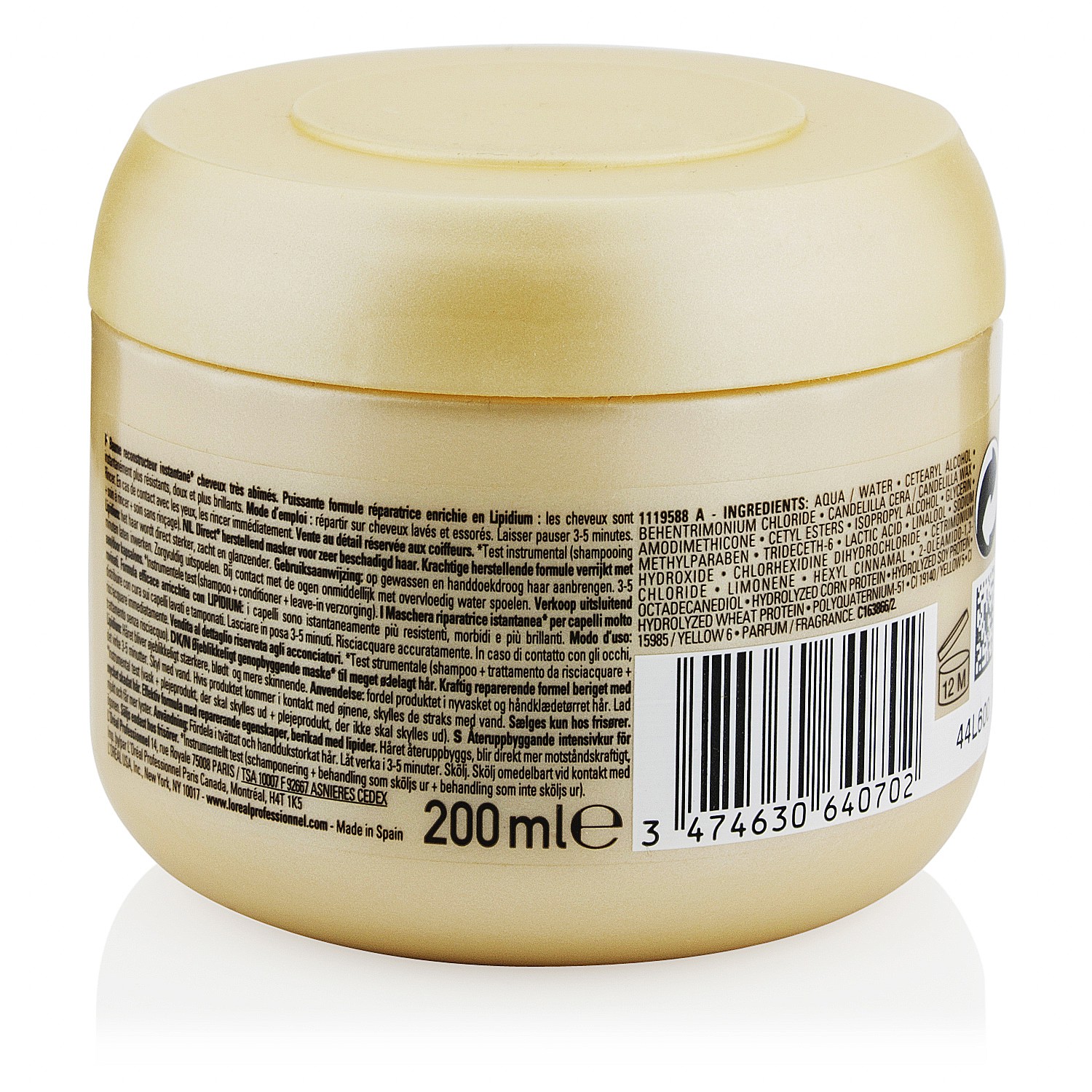 L'Oreal Professionnel Expert Serie - Absolut Repair Lipidium Instant Resurfacing Masque (For Very Damaged Ha 200ml/6.7oz