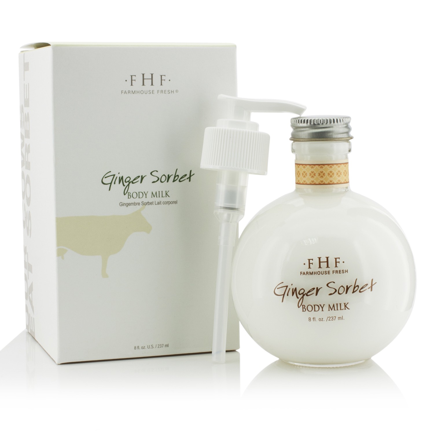 Farmhouse Fresh Ginger Sorbet Body Milk 237ml/8oz