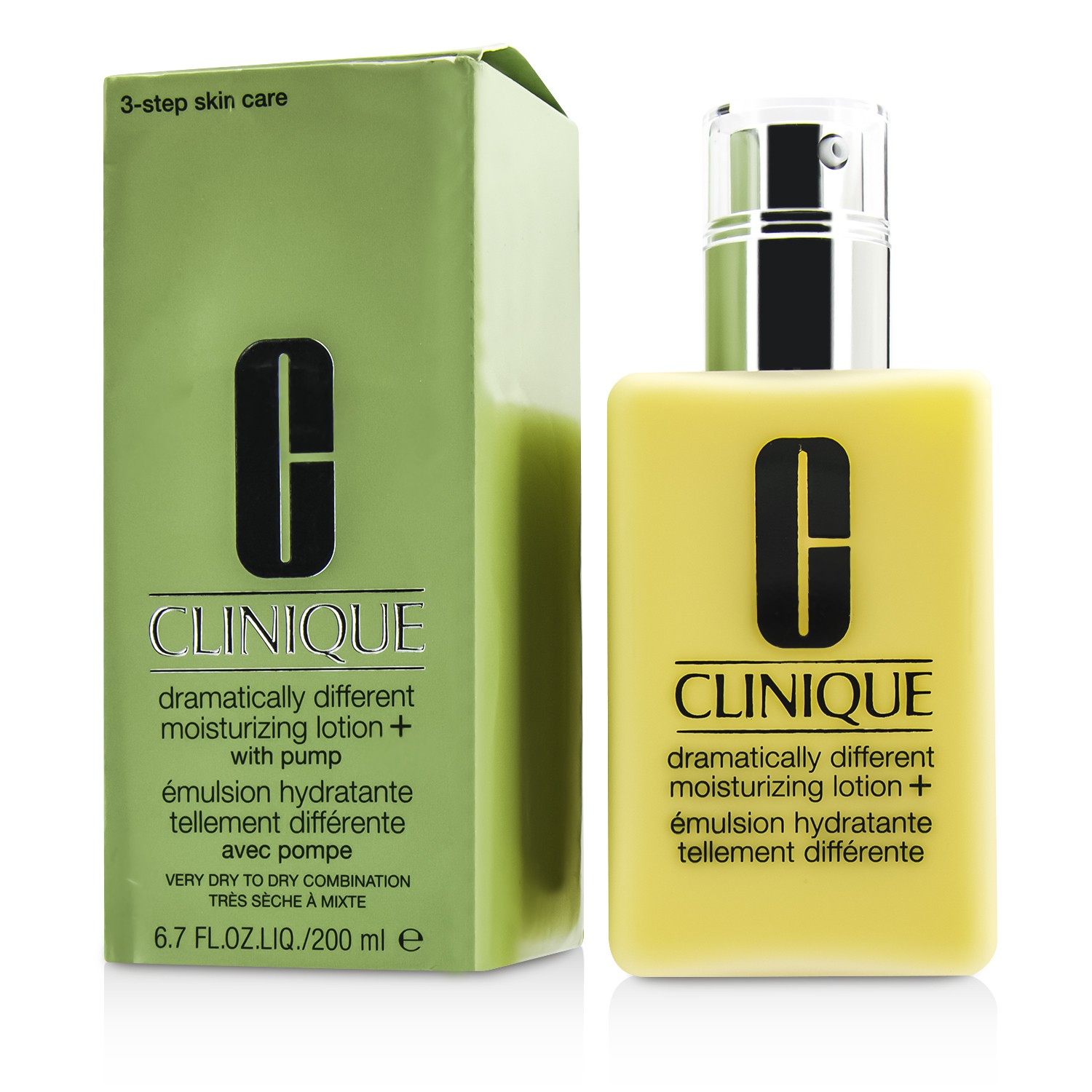 Clinique Dramatically Different Moisturizing Lotion+ (Very Dry to Dry Combination; With Pump; Box Slightly Damaged) 200ml/6.7oz