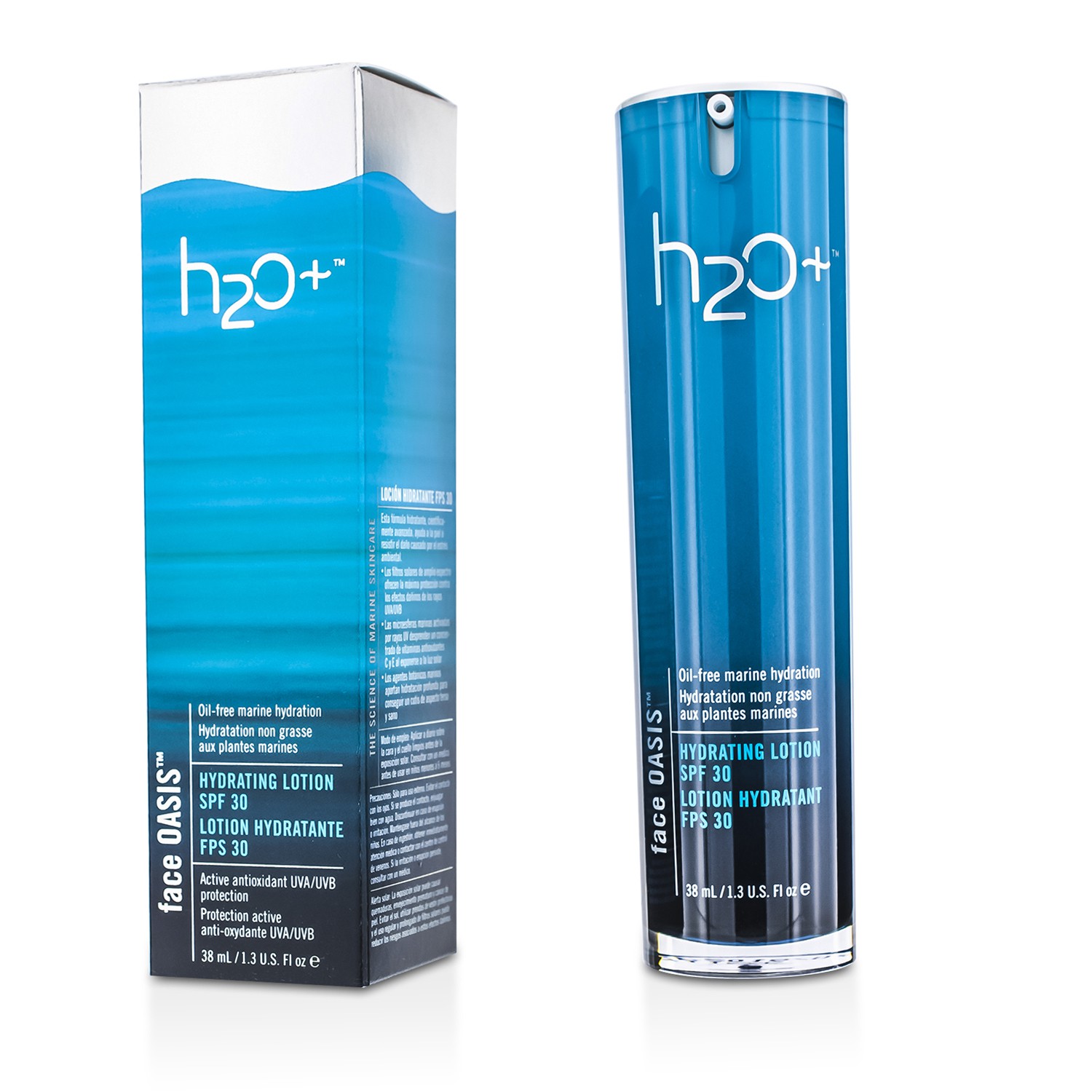 H2O+ Face Oasis hidratáló lotion SPF 30 (új csomagolás) 38ml/1.3oz