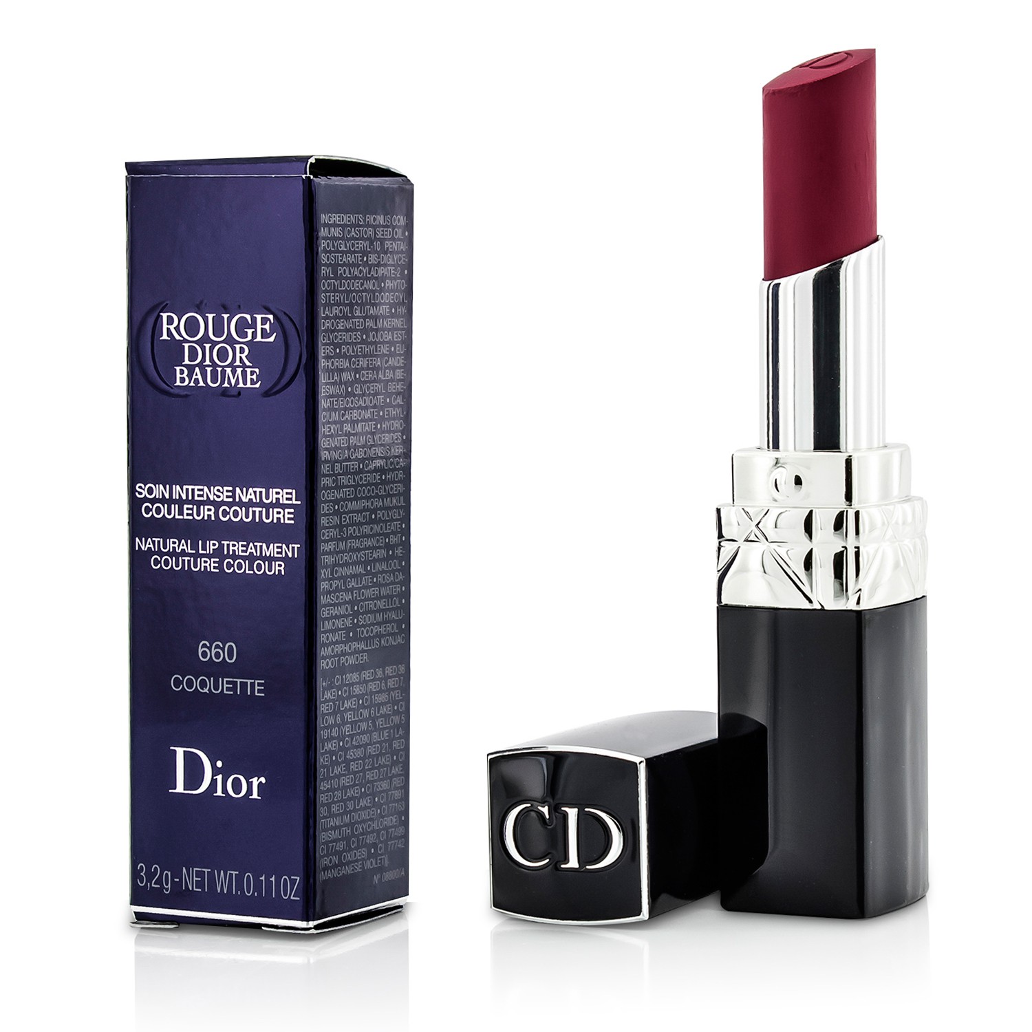 Christian Dior Rouge Dior Baume Color Tratamiento Natural de Labios 3.2g/0.11oz