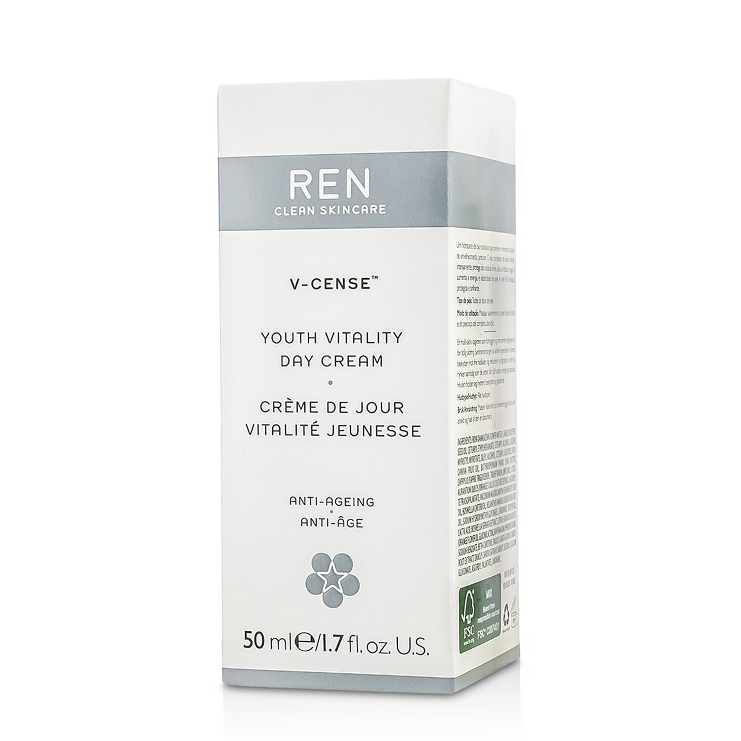 Ren V-Cense Подмладяващ Съживяващ Дневен Крем 50ml/1.7oz