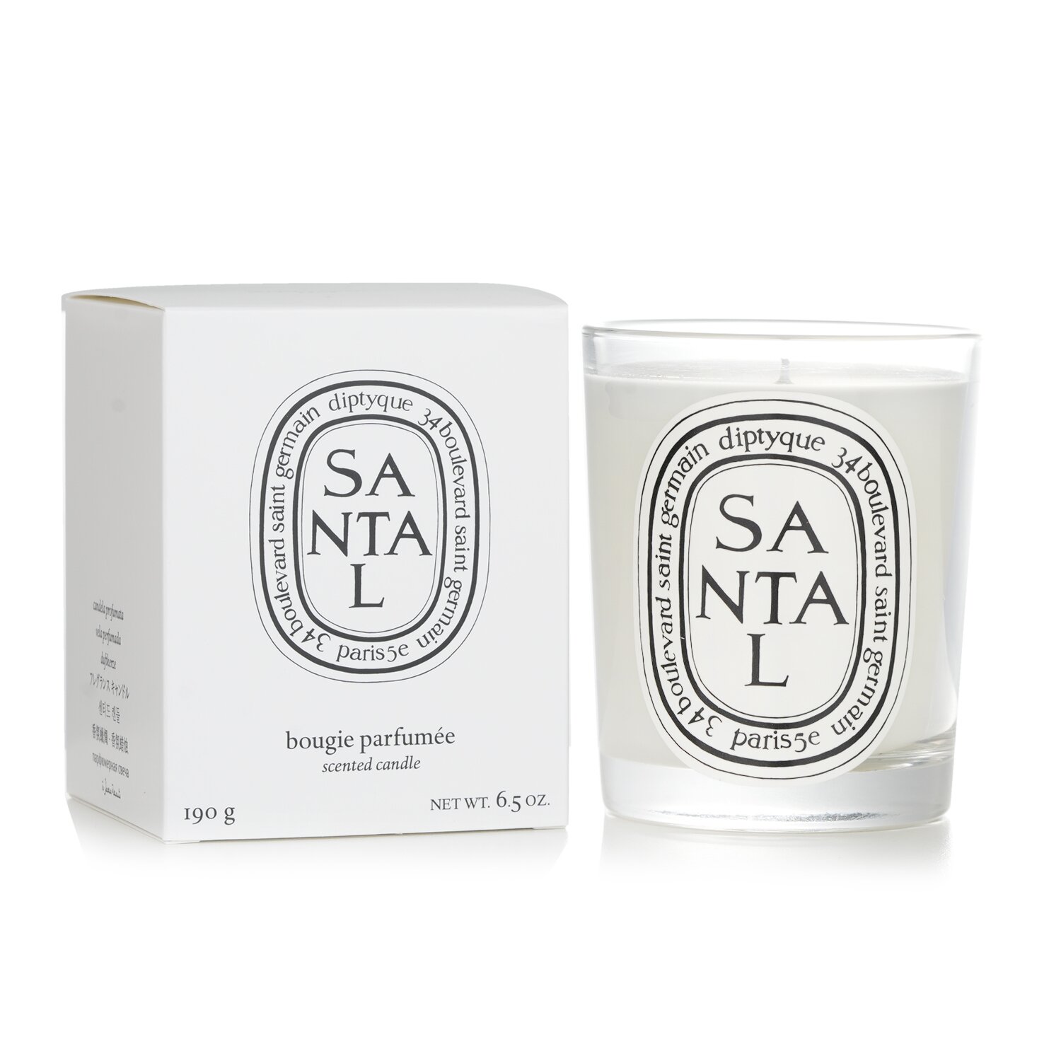 Diptyque Ароматна Свещ - Santal (Сандалово дърво) 190g/6.5oz