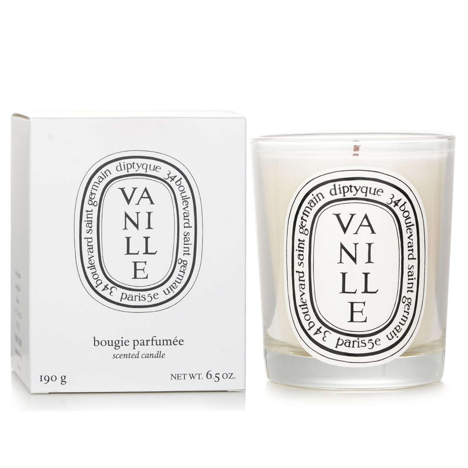 Diptyque Scented Candle - Vanille (Vanilla) 190g/6.5oz