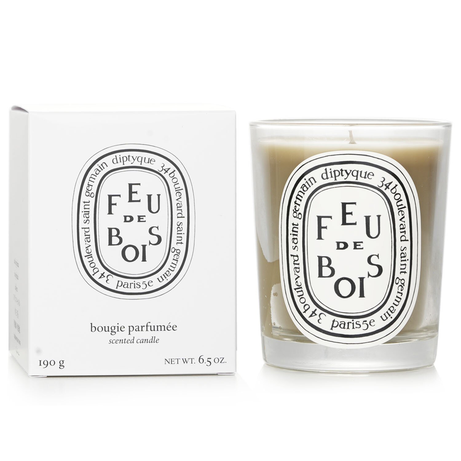 Diptyque Scented Candle - Feu De Bois (Wood Fire) 190g/6.5oz