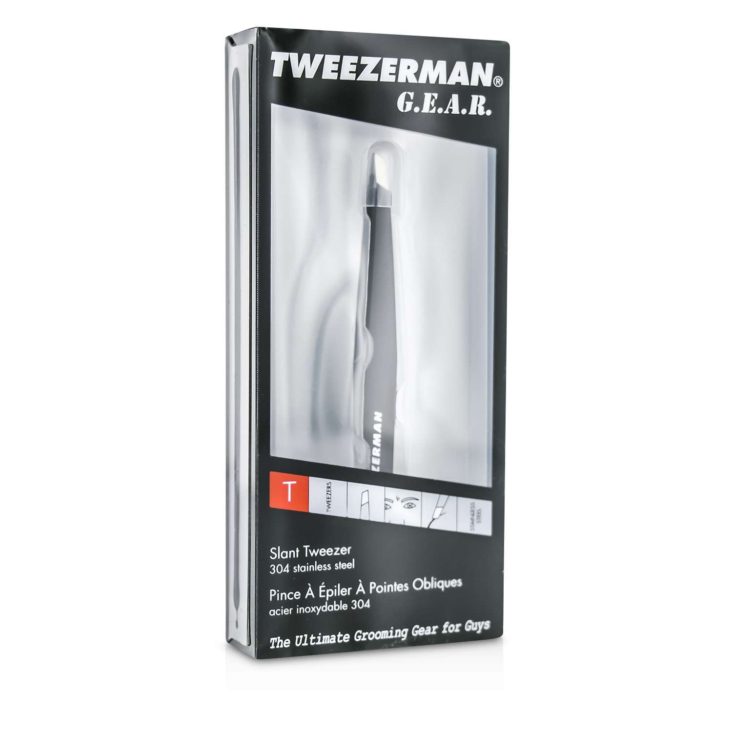 Tweezerman ملقط مائل G.E.A.R. 1pc