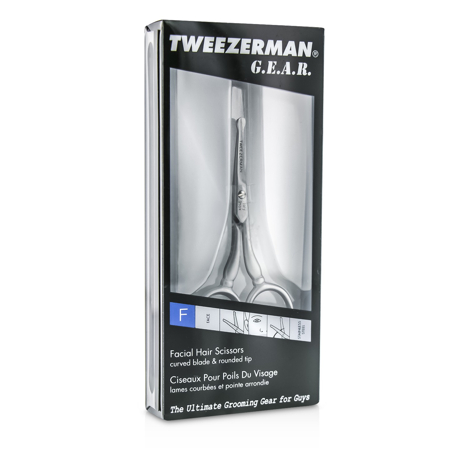 Tweezerman مقص شعر الوجه 1pc