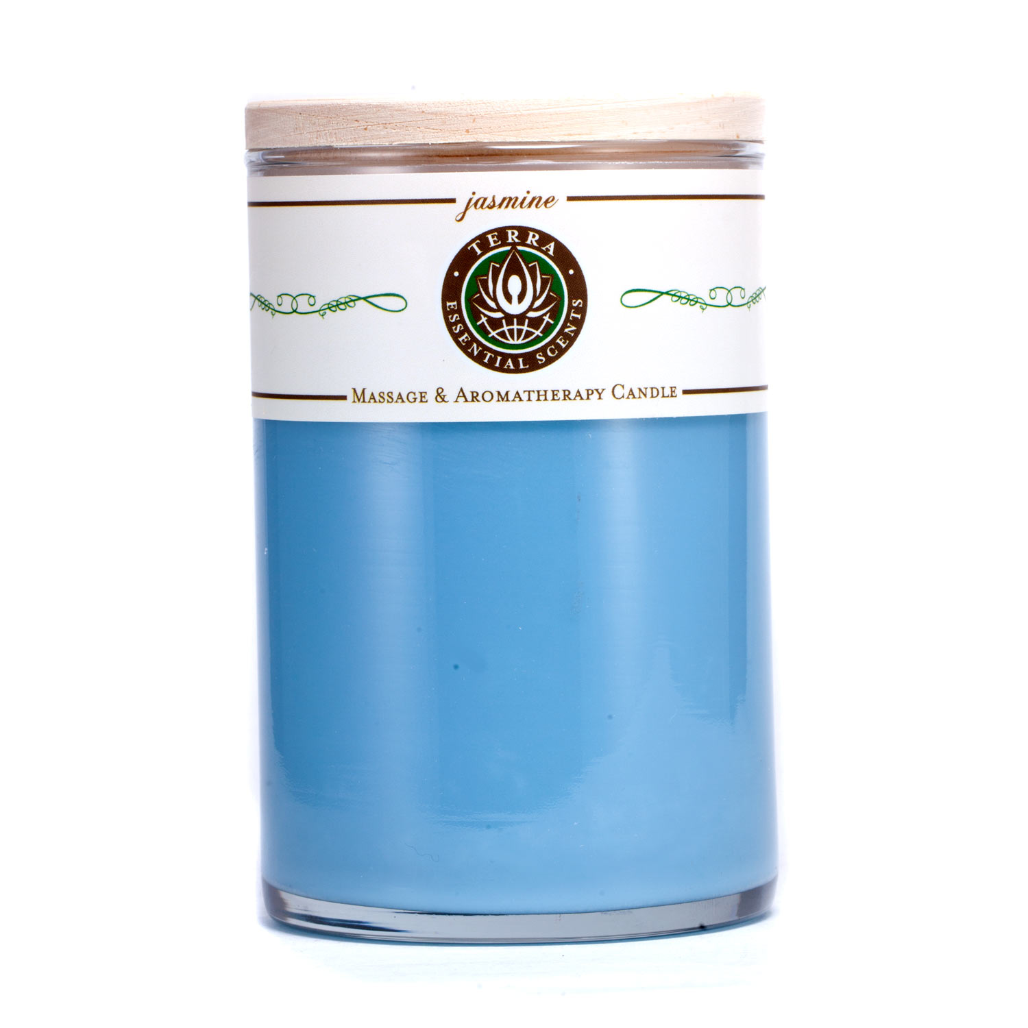 Terra Essential Scents Massage & Aromatherapy Candle - Jasmine 12oz