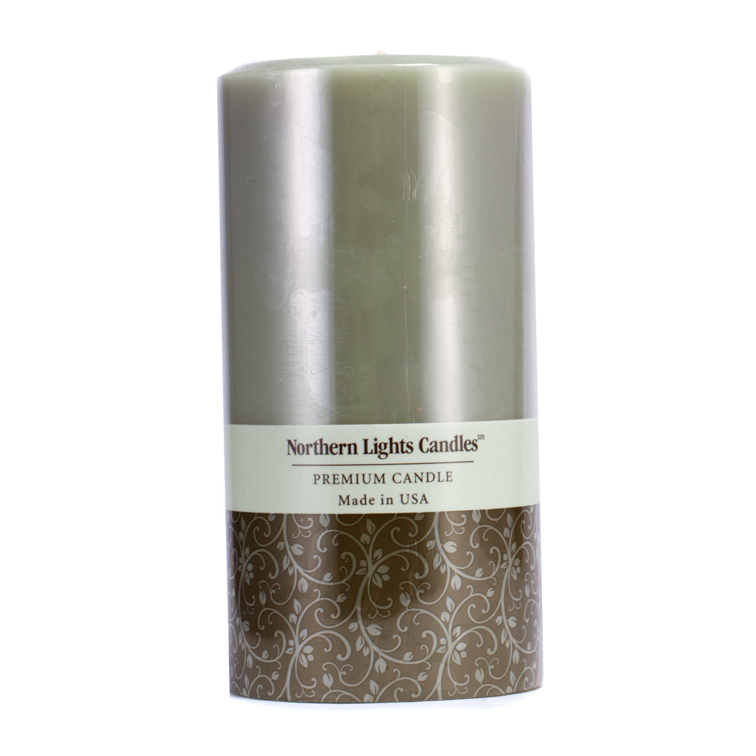 Northern Lights Candles Premium Candle - Lime Basil (3x6) inch