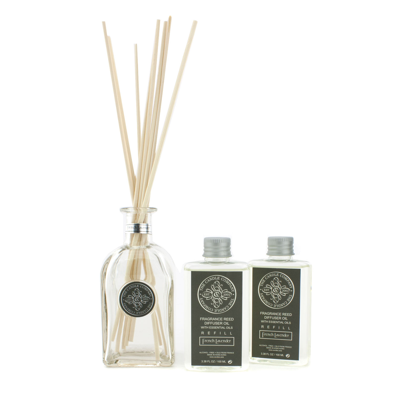 The Candle Company Reed Diffuser with Essential Oils - French Lavender 200ml/6.76oz