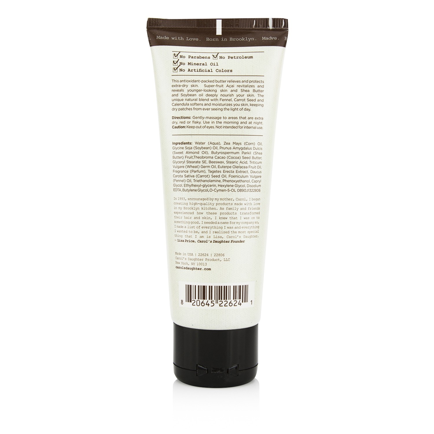 Carol's Daughter Creme Facial Hidratante Acai (Pele Seca) 71g/2.5oz