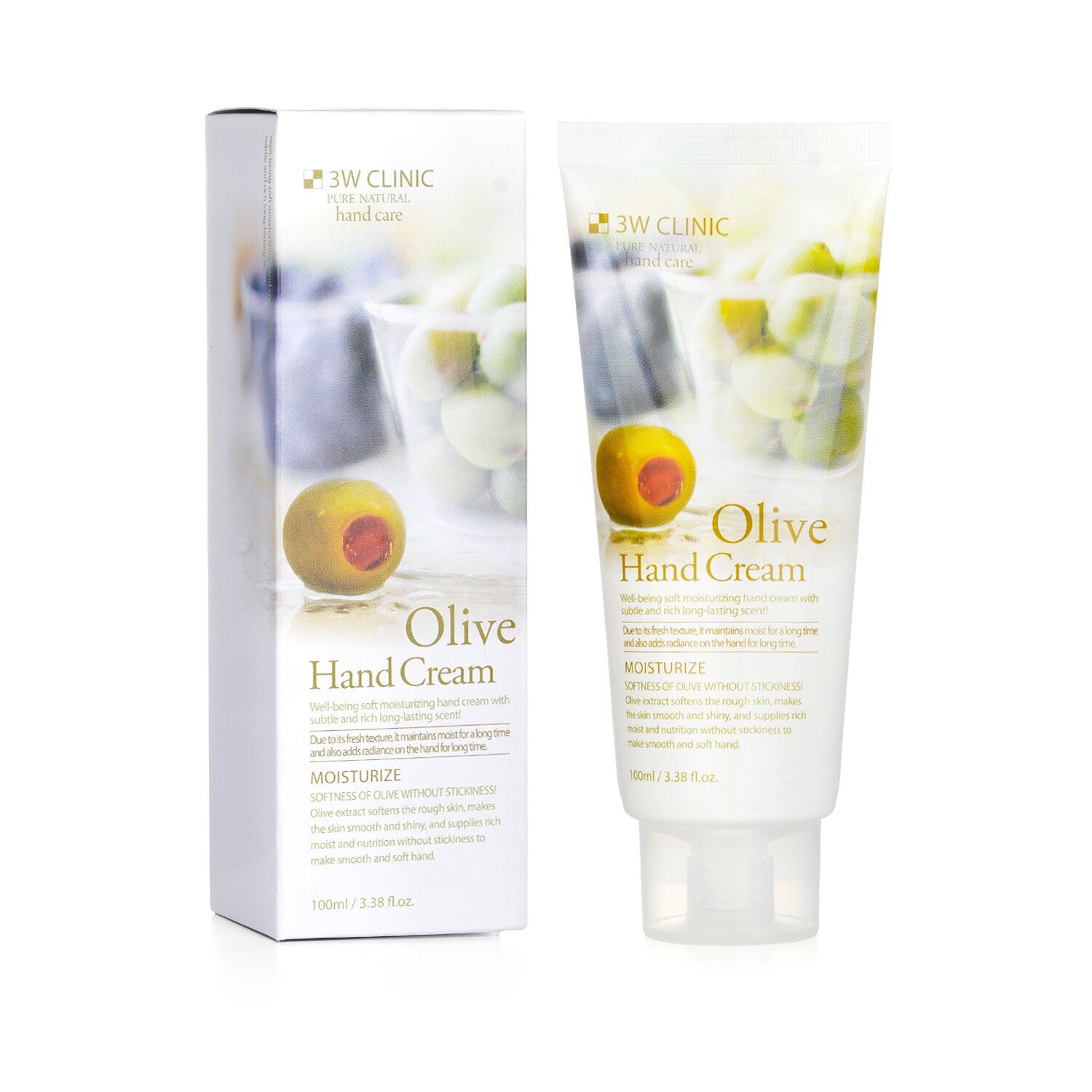 3W Clinic Kézkrém - Olive 100ml/3.38oz