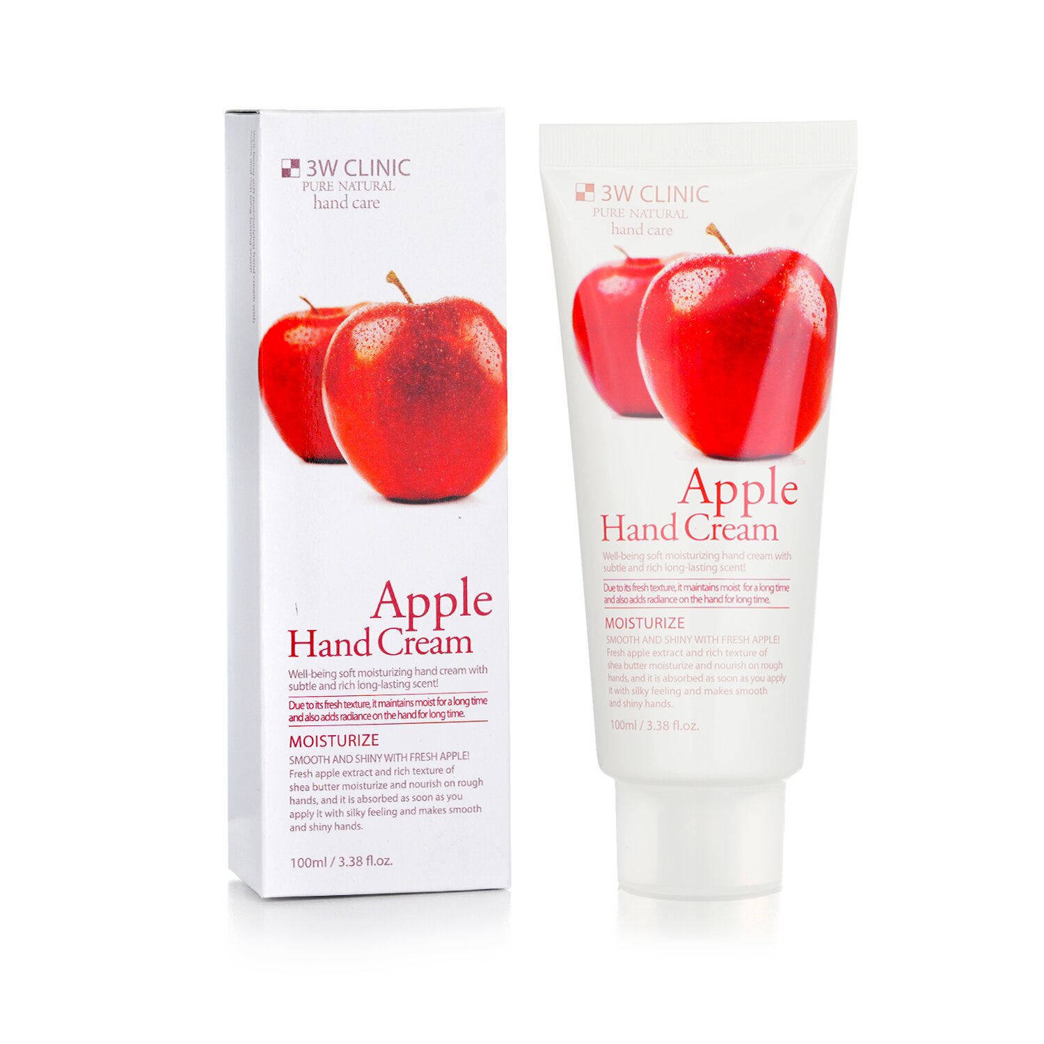 3W Clinic Hand Cream - Apple 100ml/3.38oz