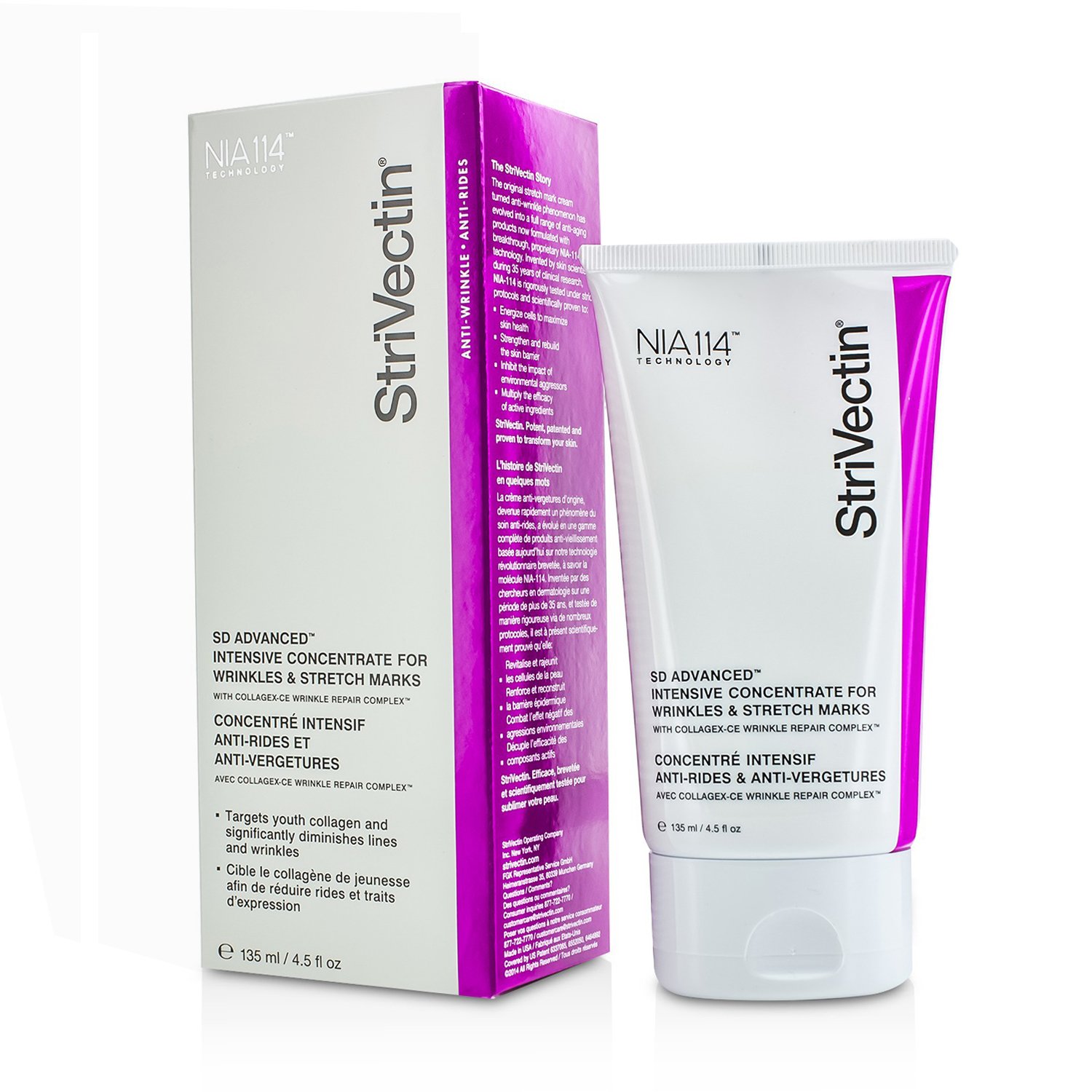 StriVectin Skoncentrowana kuracja na zmarszczki i rozstępy StriVectin SD Advanced Intensive Concentrate For Wrinkles & Stretch Marks 135ml/4.5oz