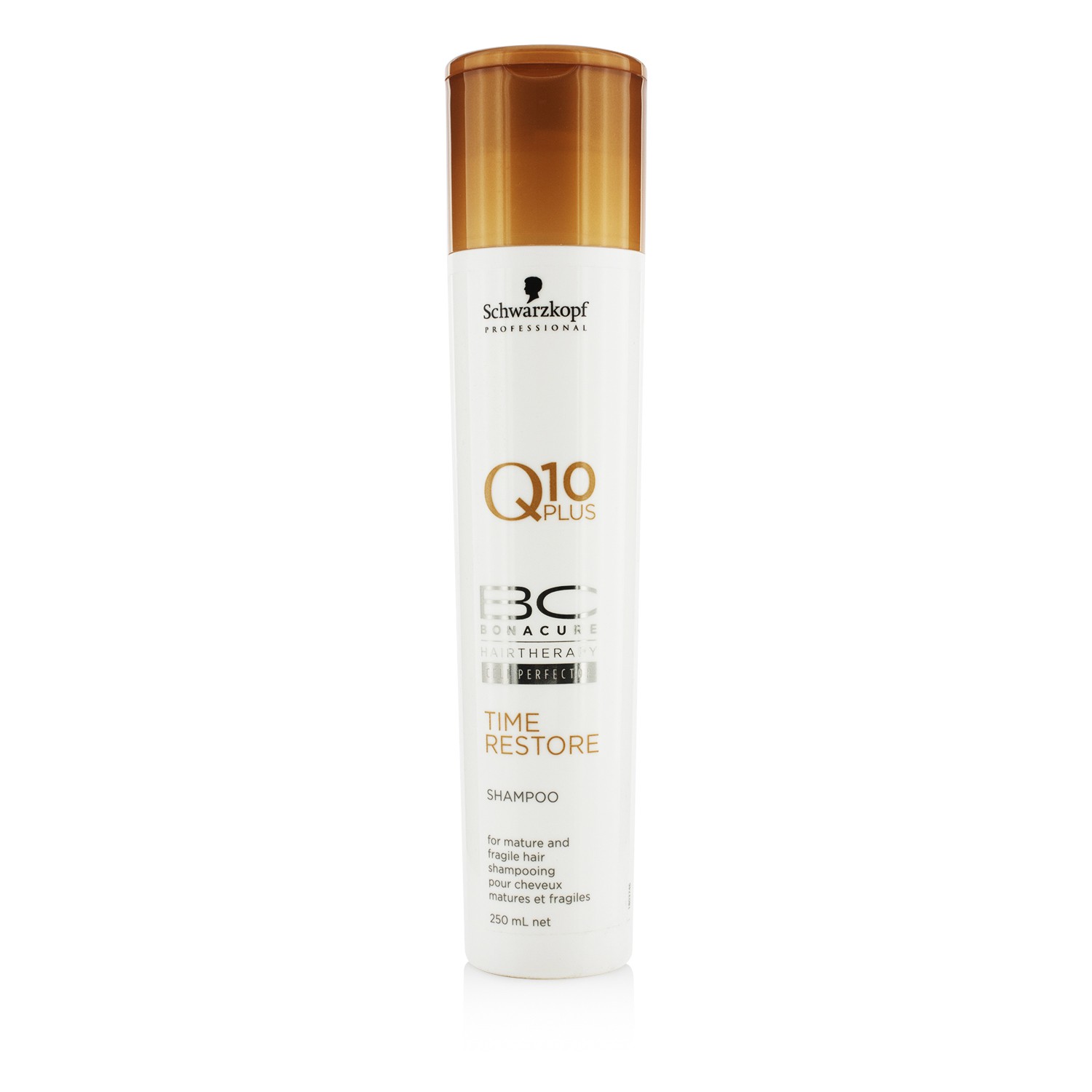 Schwarzkopf BC Time Bərpaedici Q 10 Şampun - Yaşlı və Zəif Saç Üçün (Yeni Qablaşdırma) 250ml/8.4oz