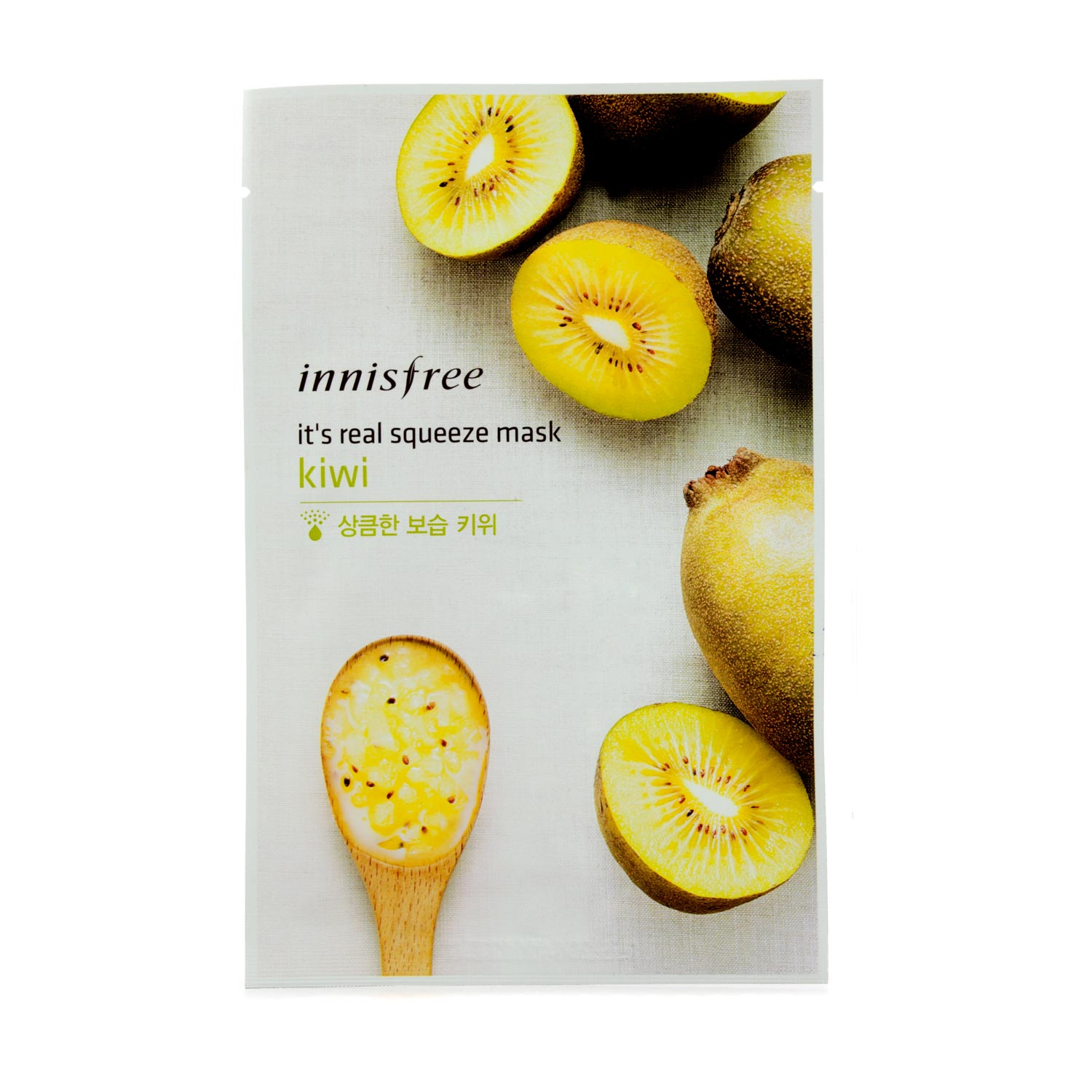 Innisfree It's Real Squeeze Mask - Kiwi 10pcs