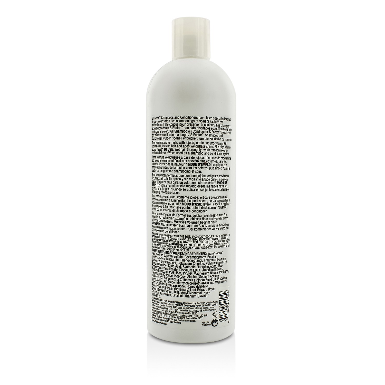 Tigi S Factor Stunning Volume Shampoo (Stunning Bounce For Fine, Flat Hair) 750ml/25.36oz