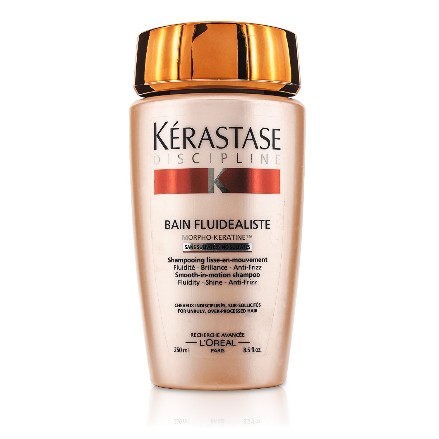 Kerastase Discipline Bain Fluidealiste Smooth-In-Motion szulfát mentes sampon (kezelhetetlen, túlkezelt hajra) 250ml/8.5oz