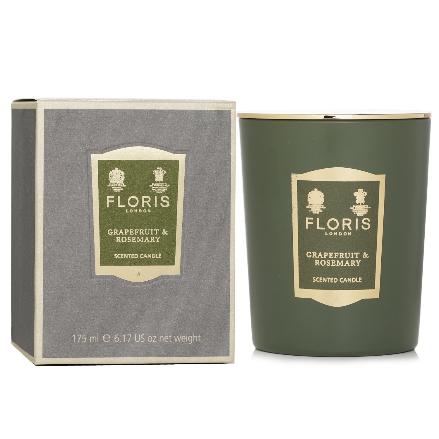 Floris Grapefruit & Rosemary Scented Candle 175g/6oz