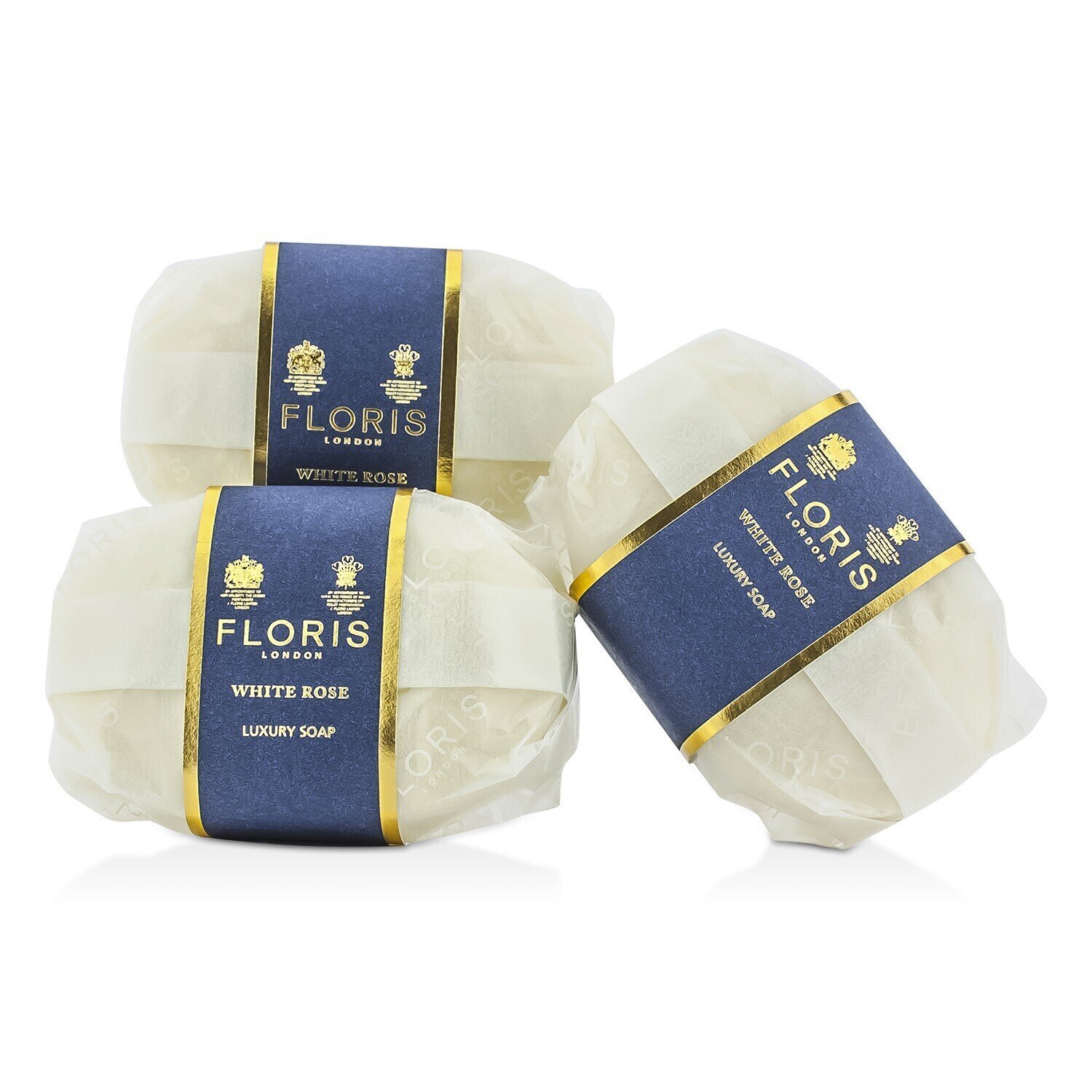 Floris صابون فاخر White Rose 3x100g/3.5oz